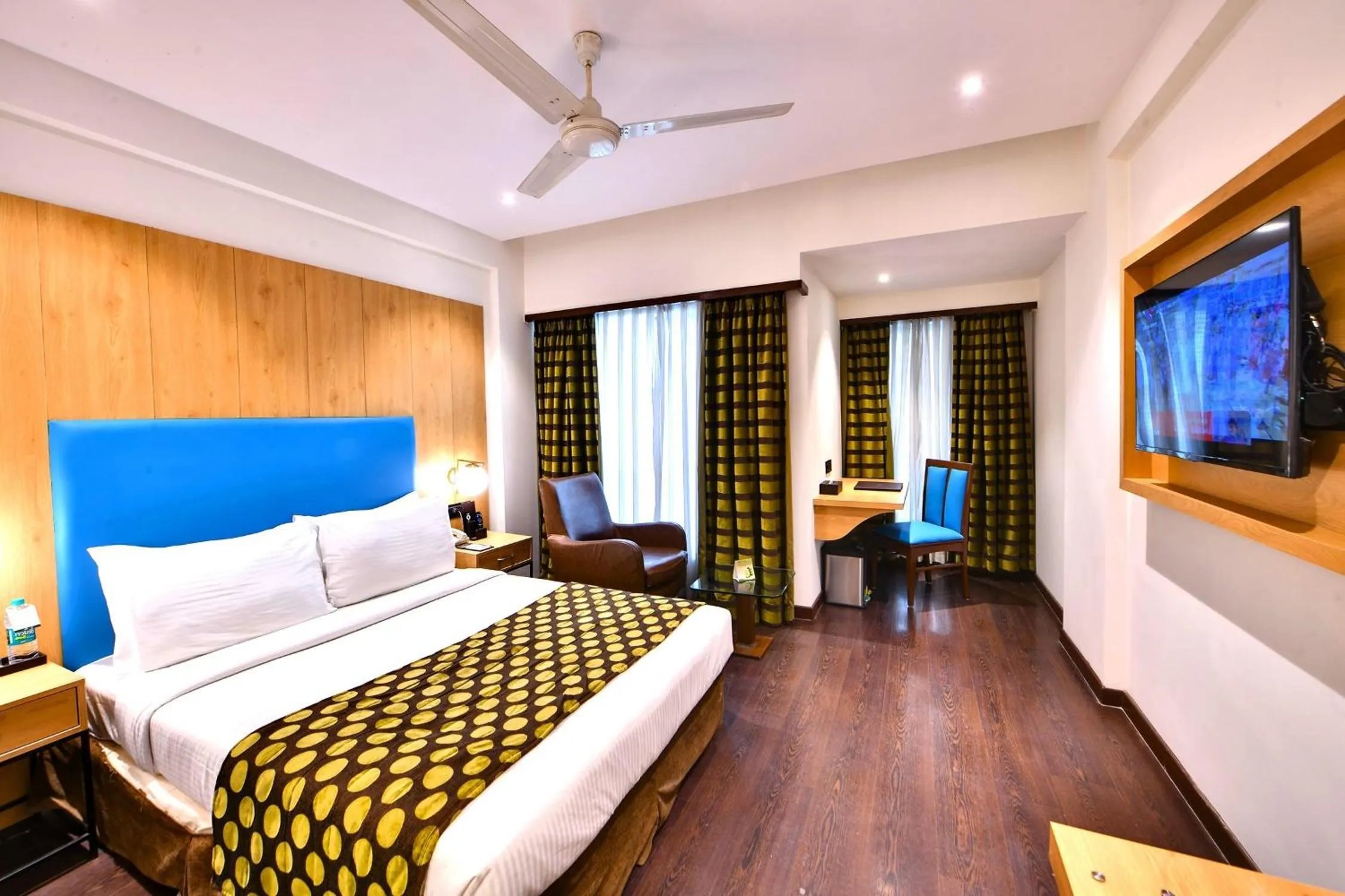 Bed in The Fern Residency Ahmedabad, Subhash Bridge, Series by Marriott