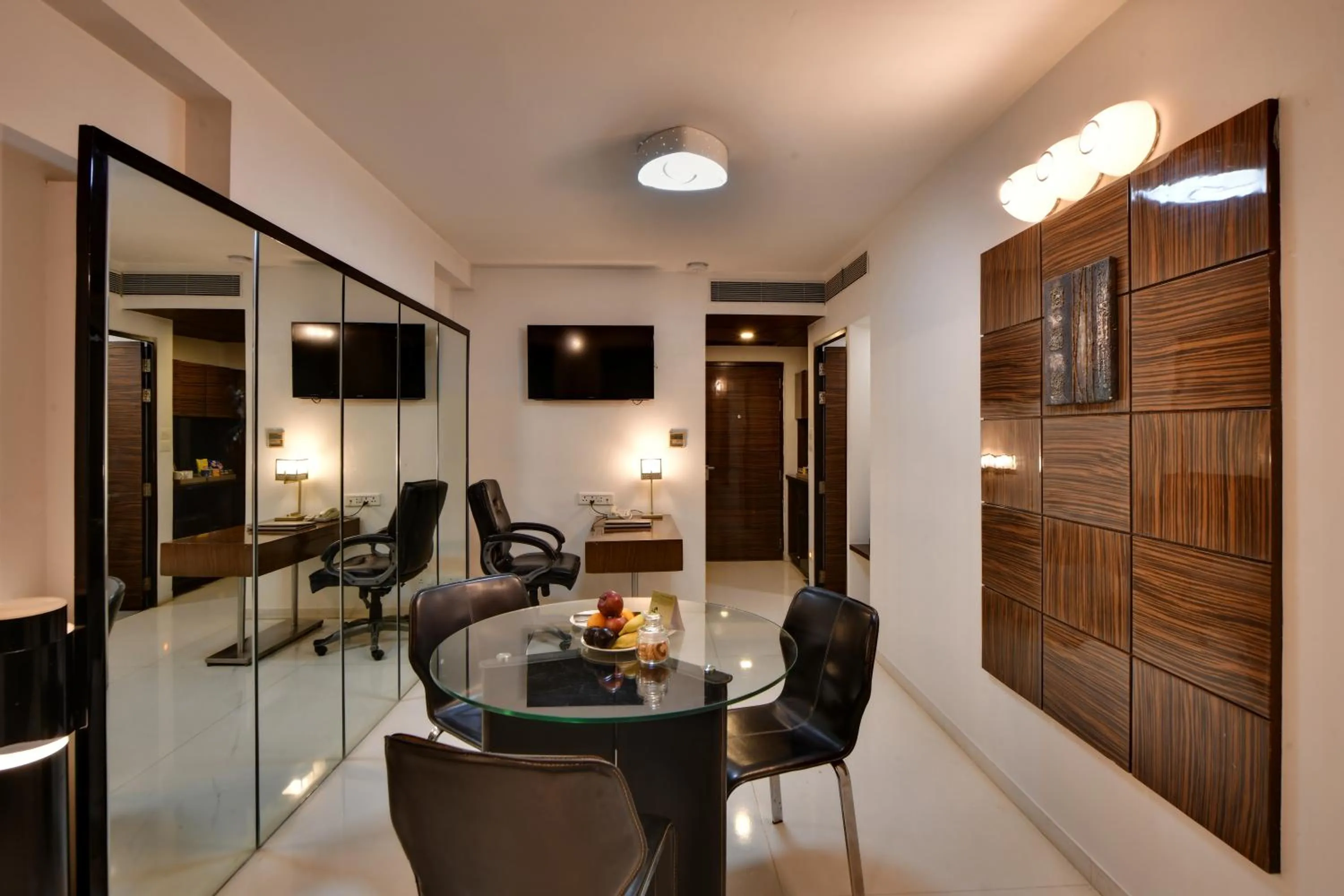 Seating area in The Fern Residency Ahmedabad, Subhash Bridge, Series by Marriott