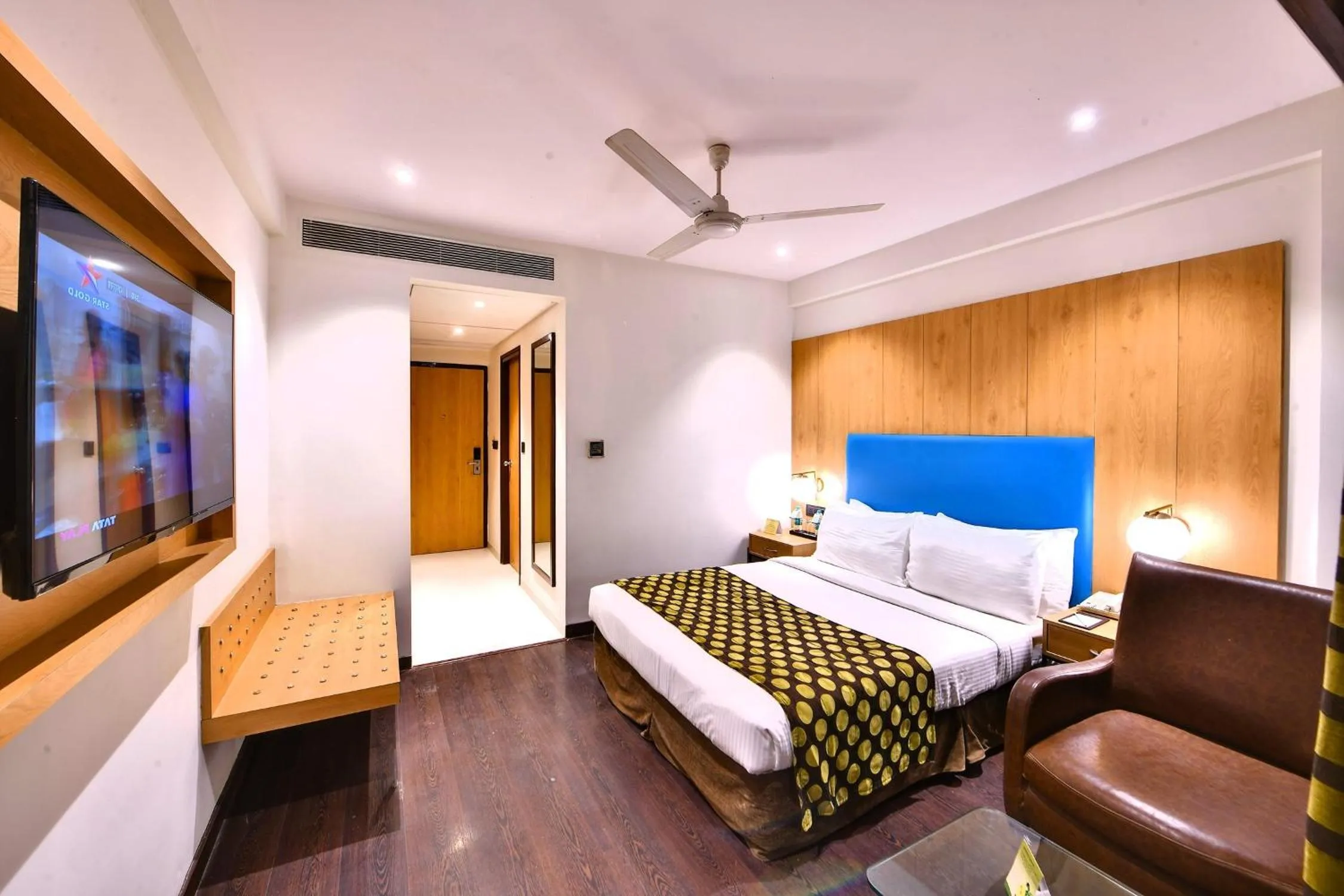 Bedroom, Bed in The Fern Residency Ahmedabad, Subhash Bridge, Series by Marriott