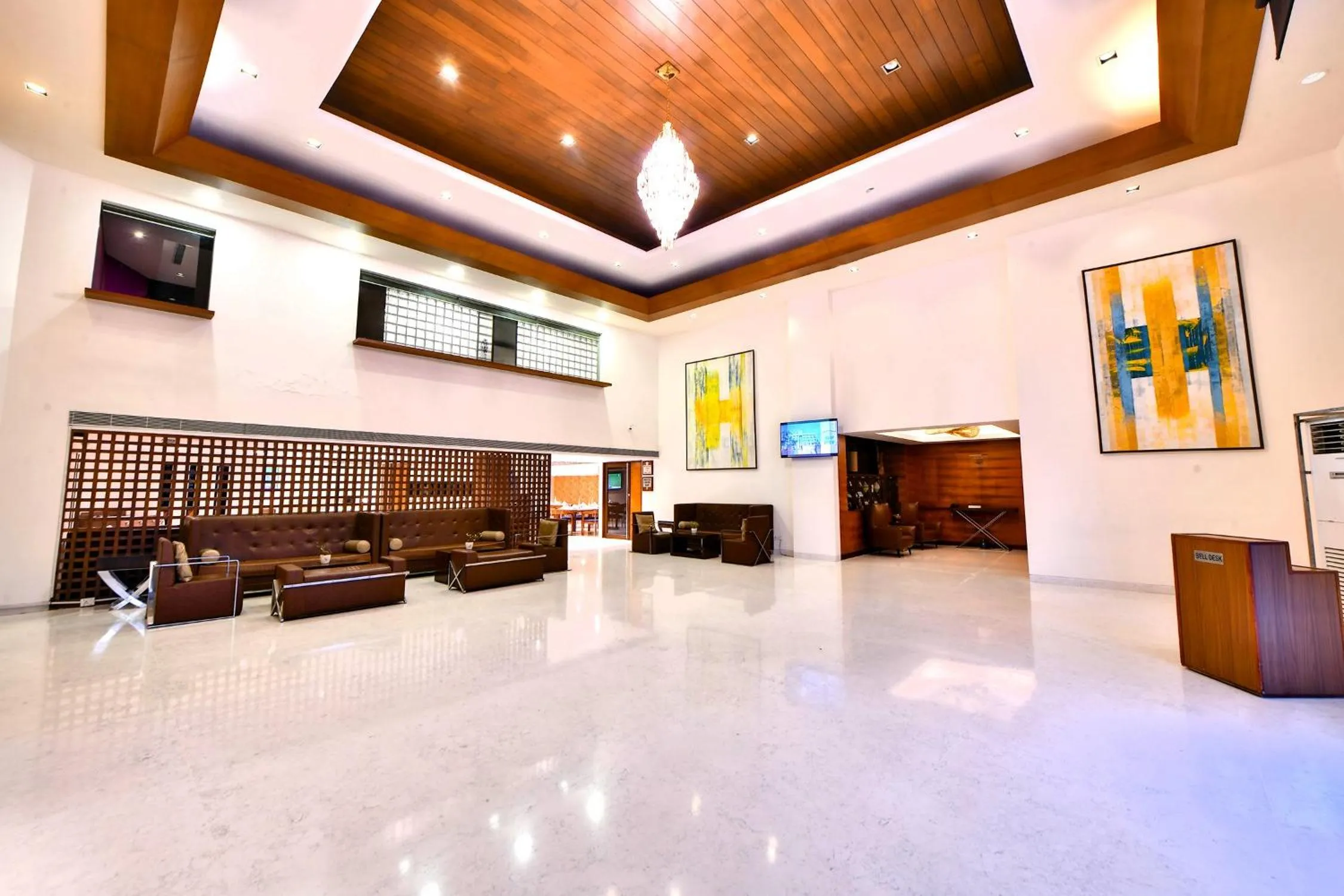 Lobby or reception in The Fern Residency Ahmedabad, Subhash Bridge, Series by Marriott