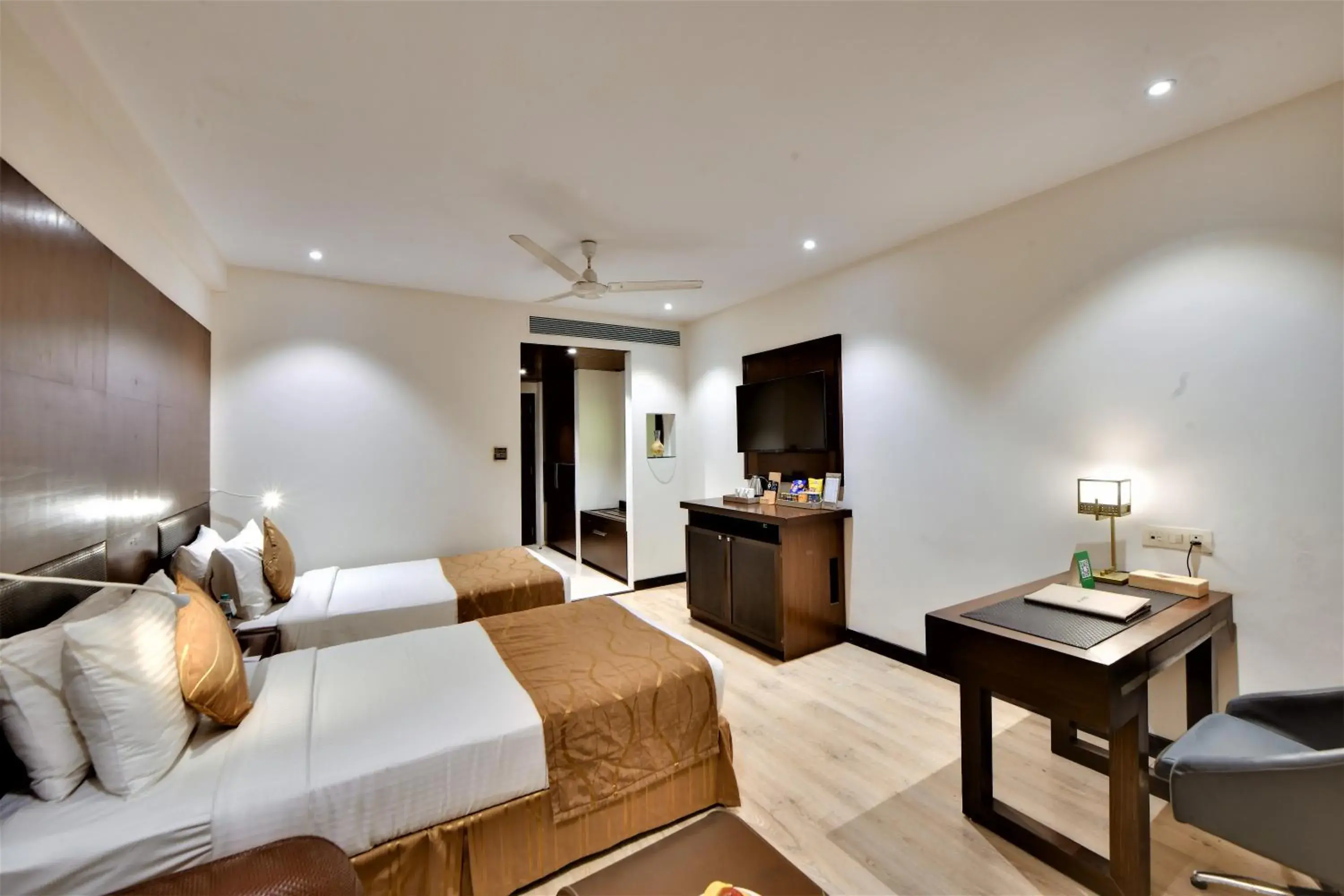 Fern Classic Room, 2 Twin Beds - single occupancy in The Fern Residency Ahmedabad, Subhash Bridge, Series by Marriott Fern Classic Room, 2 Twin Beds - single occupancy in The Fern Residency Ahmedabad, Subhash Bridge, Series by Marriott