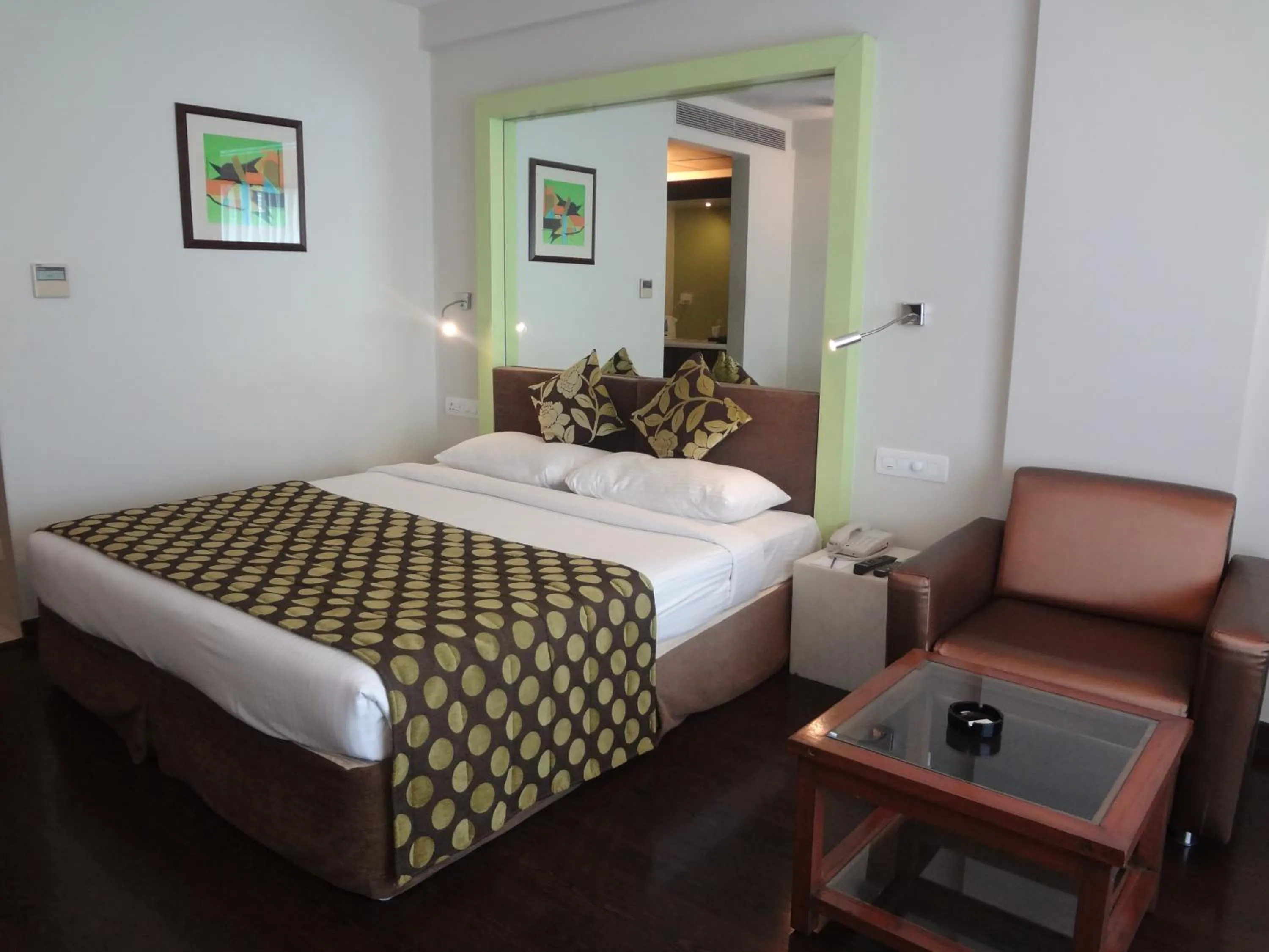 Photo of the whole room, Bed in The Fern Residency Ahmedabad, Subhash Bridge, Series by Marriott