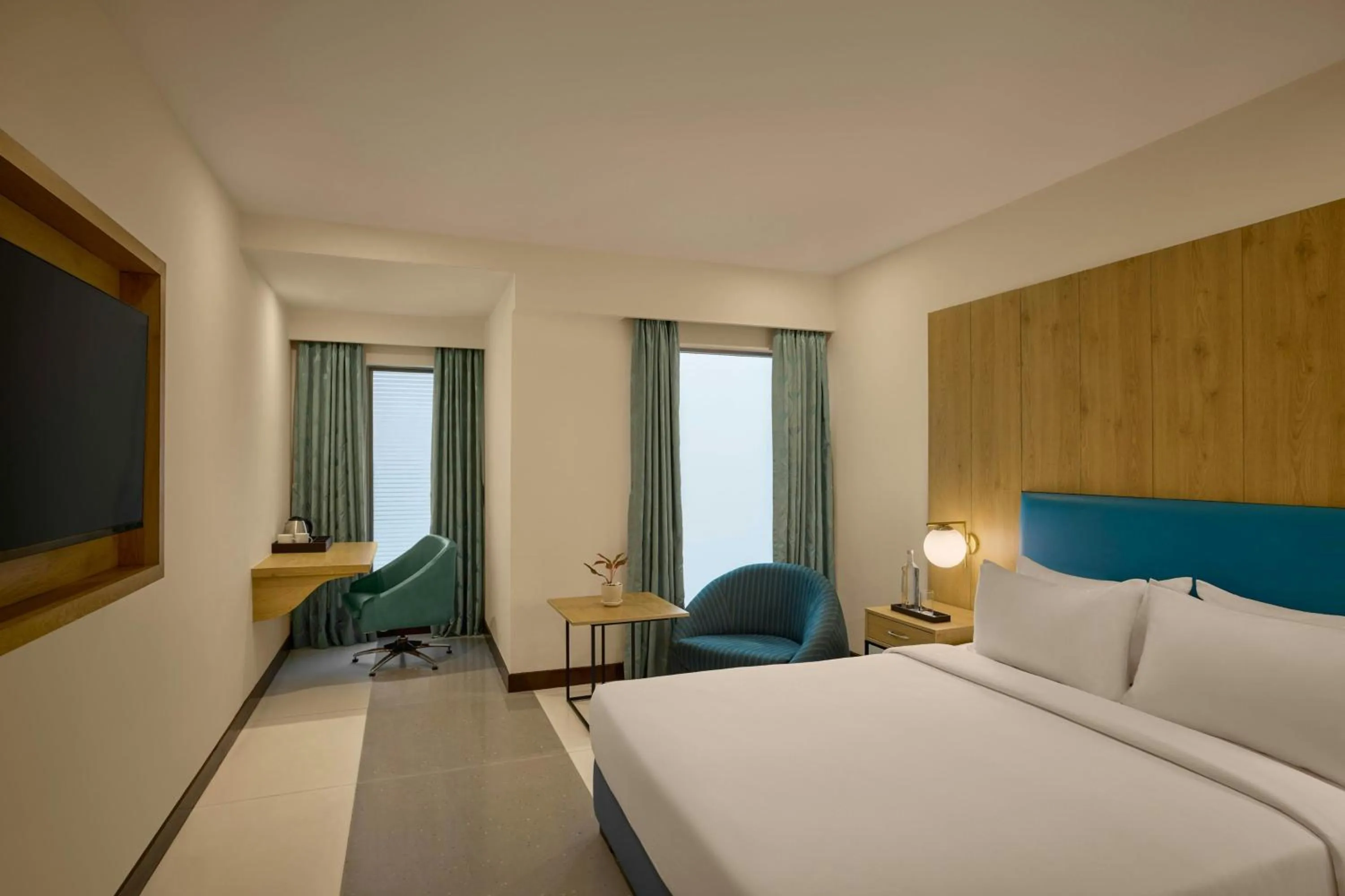 Photo of the whole room, Bed in The Fern Residency Ahmedabad, Subhash Bridge, Series by Marriott