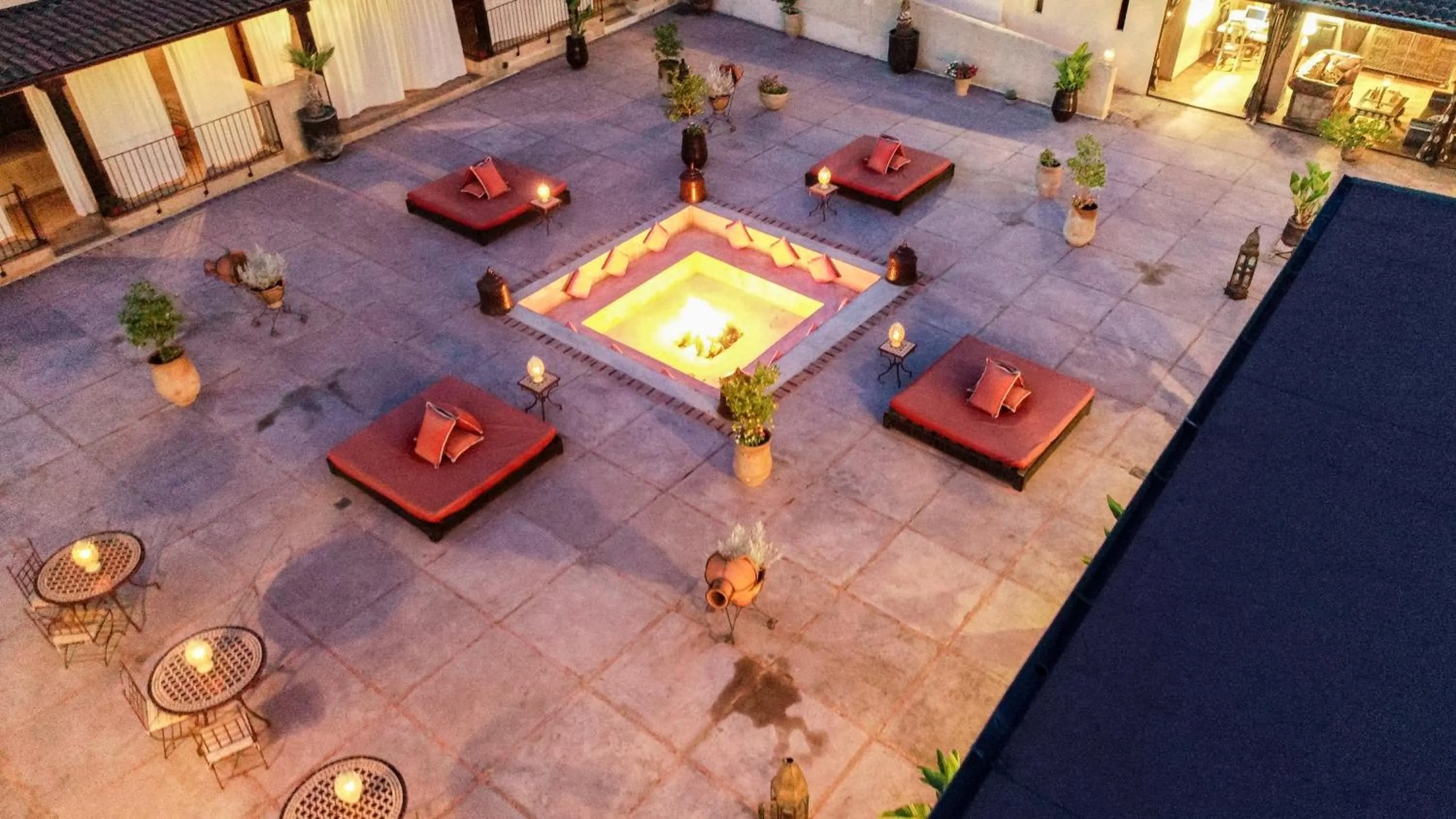 Patio in Masseria & Spa LuciaGiovanni