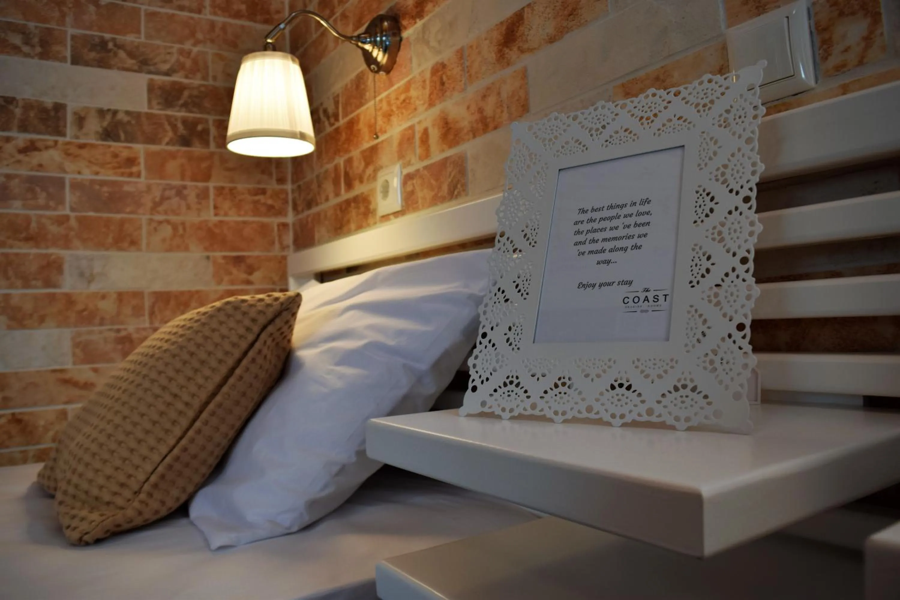 Bed in The Coast seaside rooms