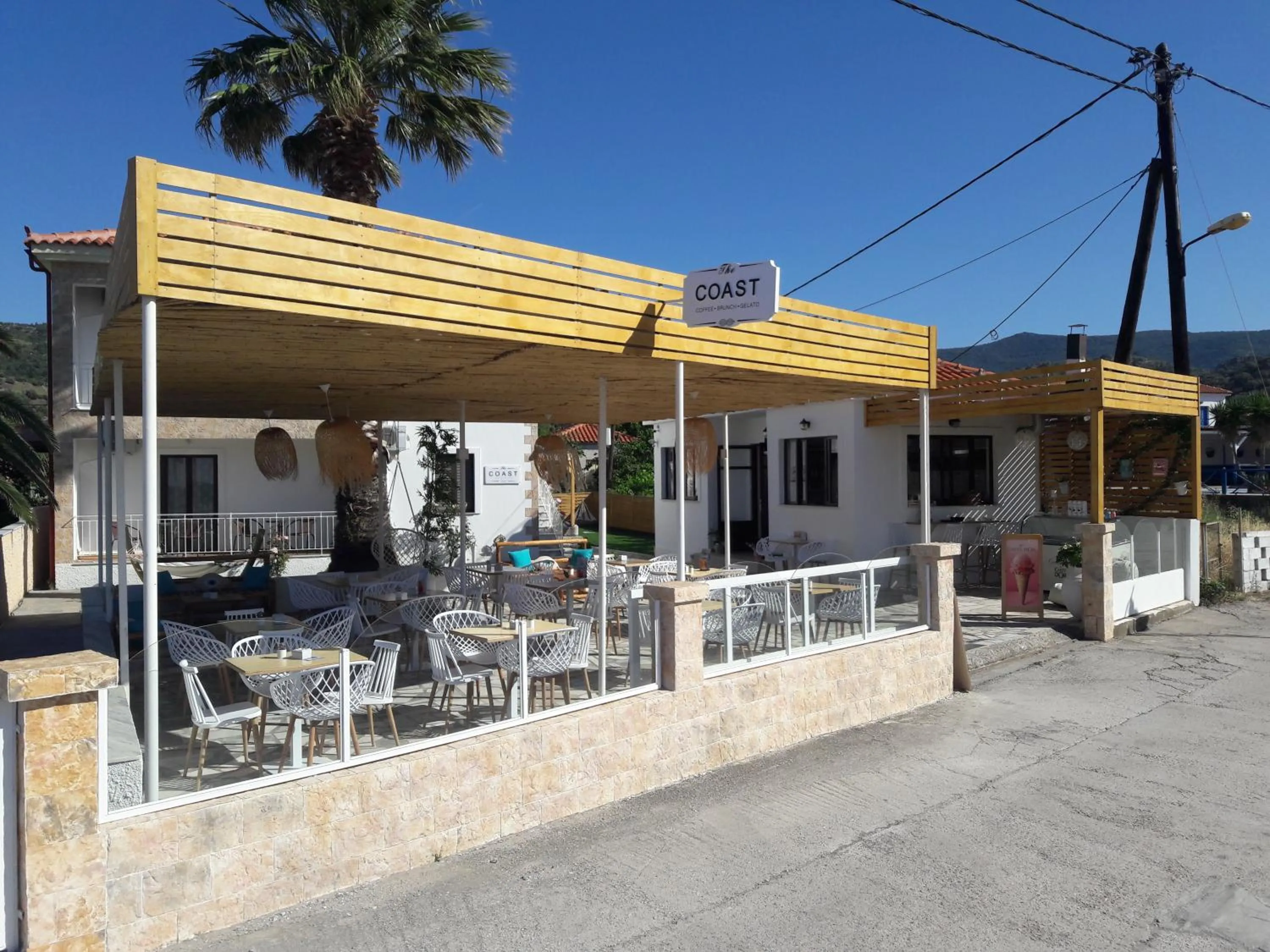 Patio in The Coast seaside rooms