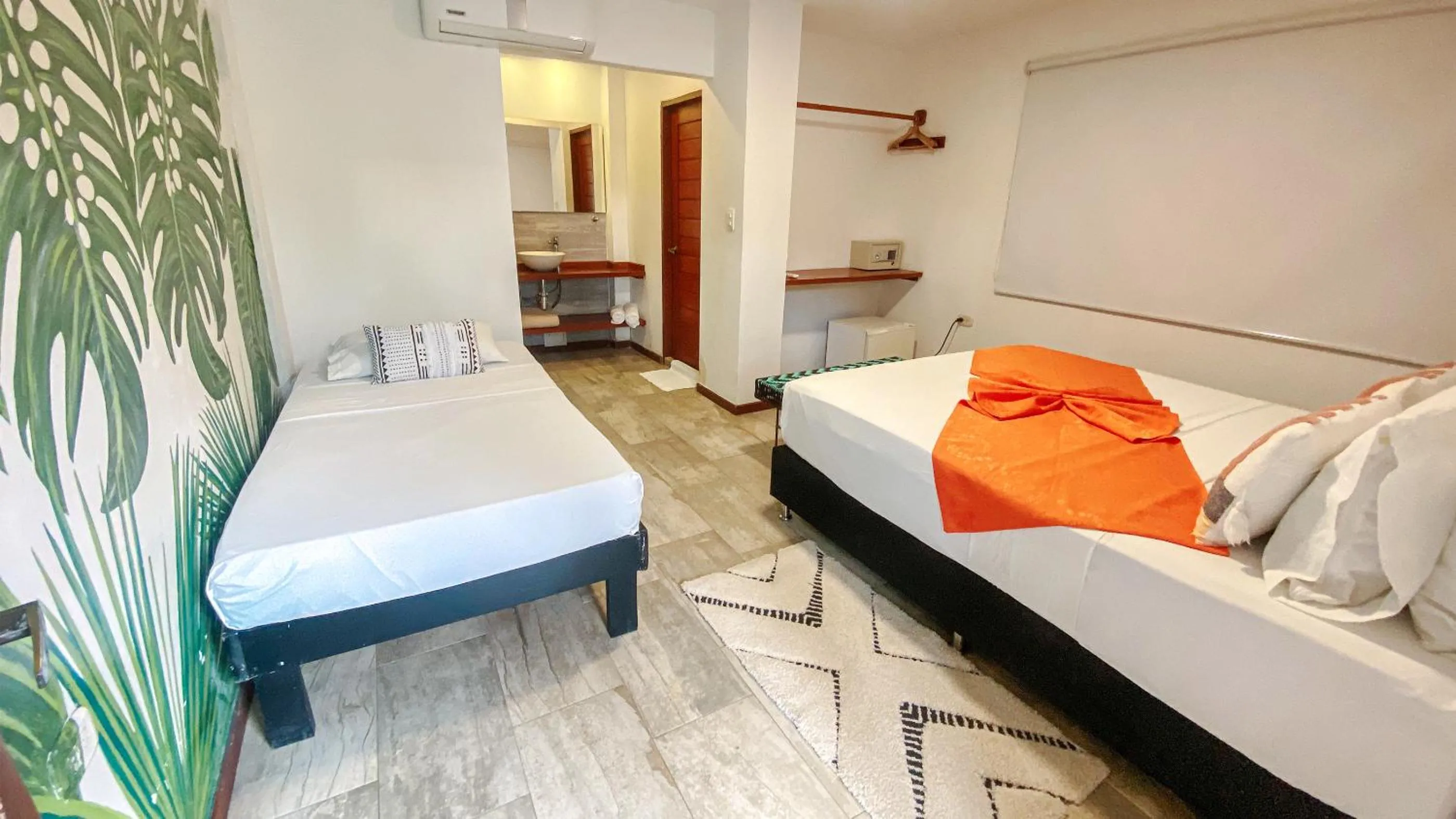 Bed in Tay Beach Hotel Tayrona