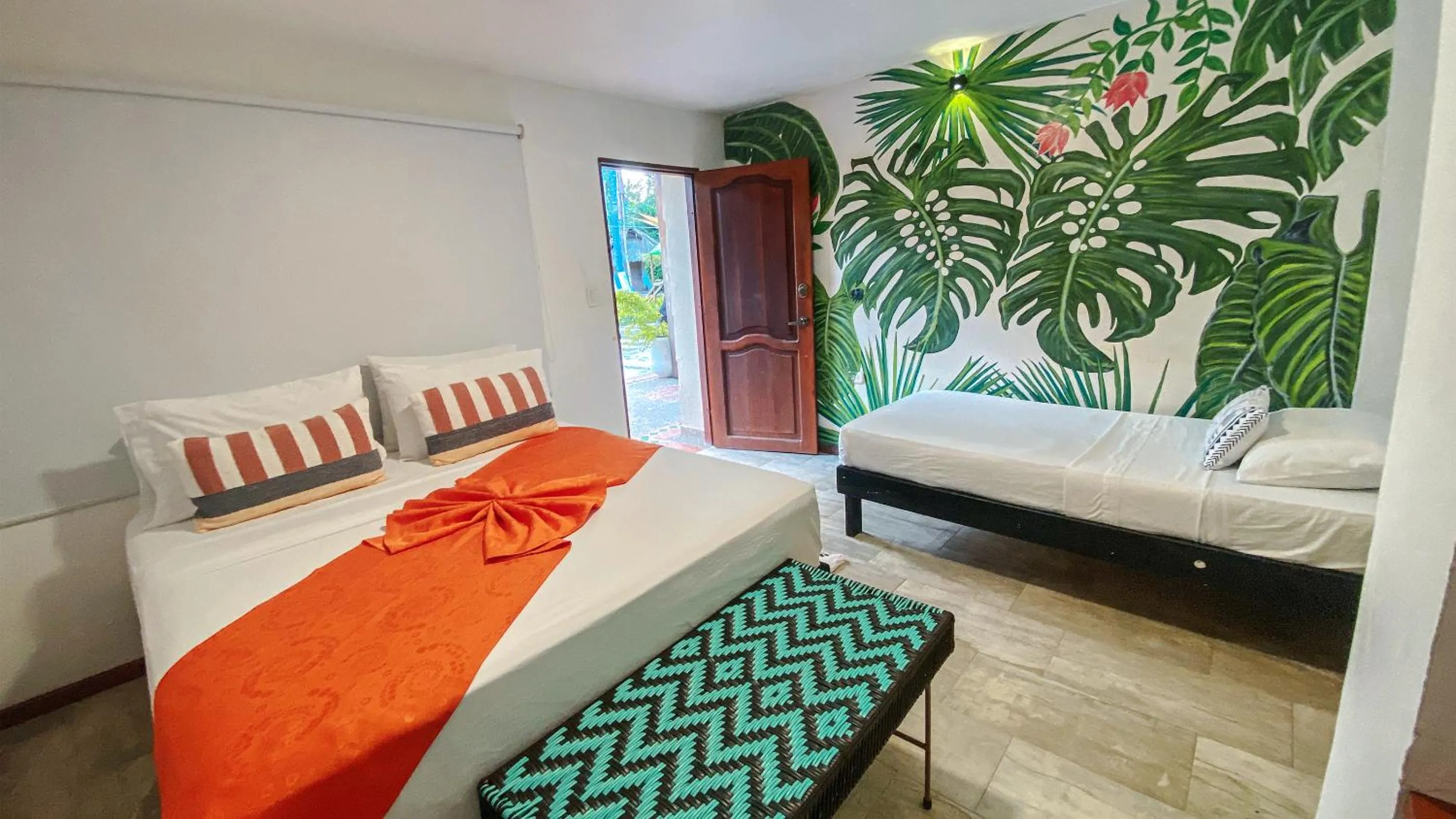 Bed in Tay Beach Hotel Tayrona