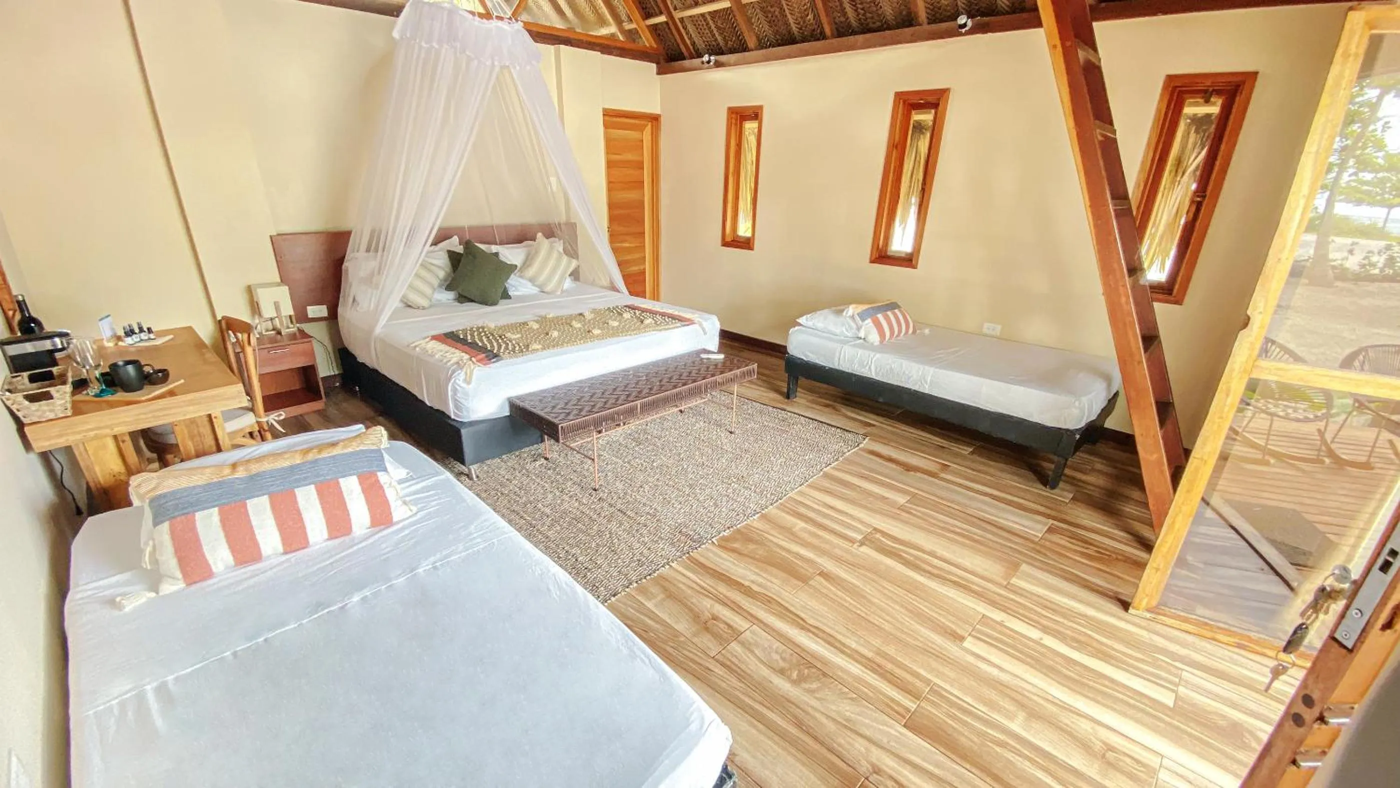 Bed in Tay Beach Hotel Tayrona