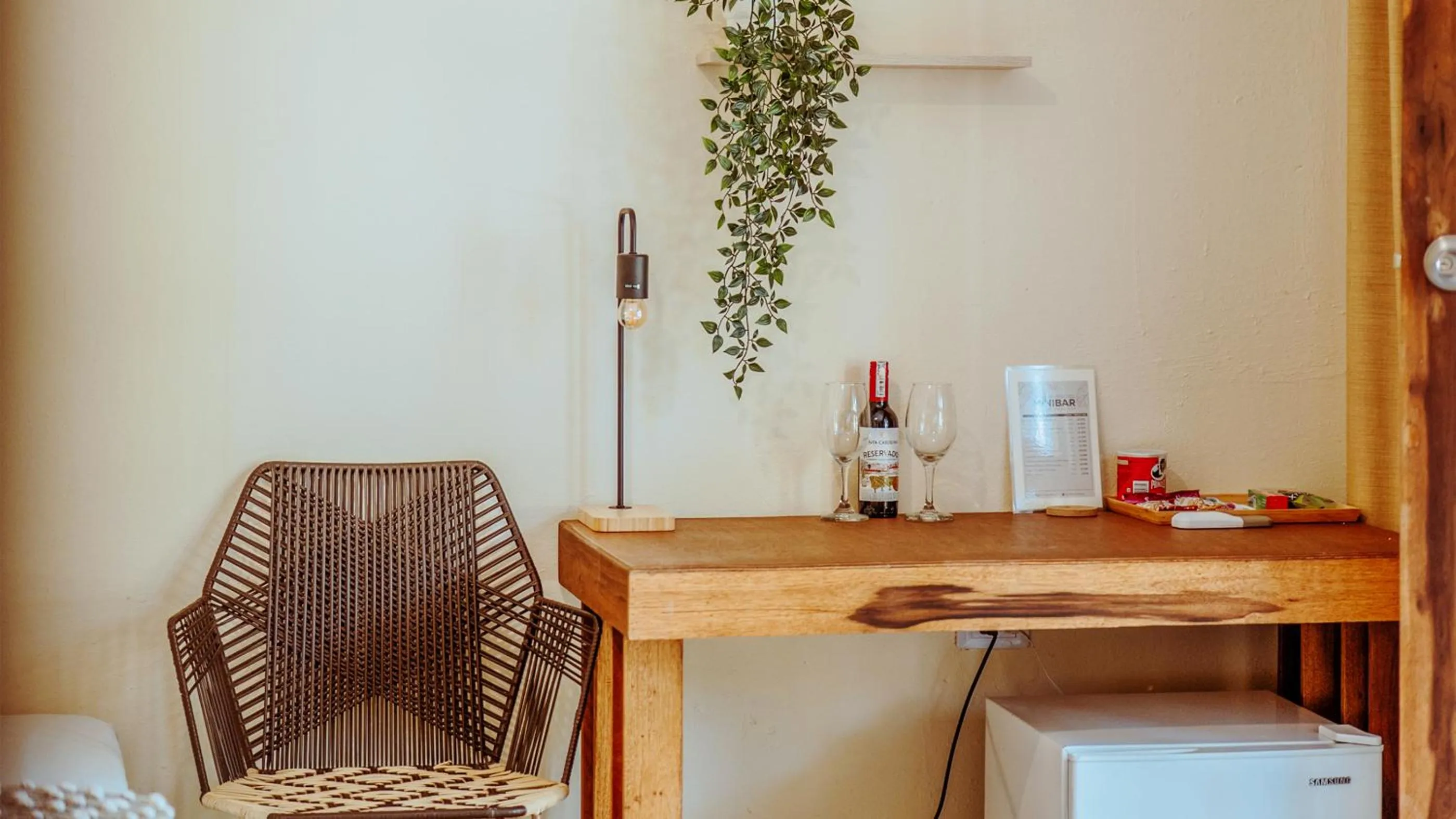 Seating area in Tay Beach Hotel Tayrona