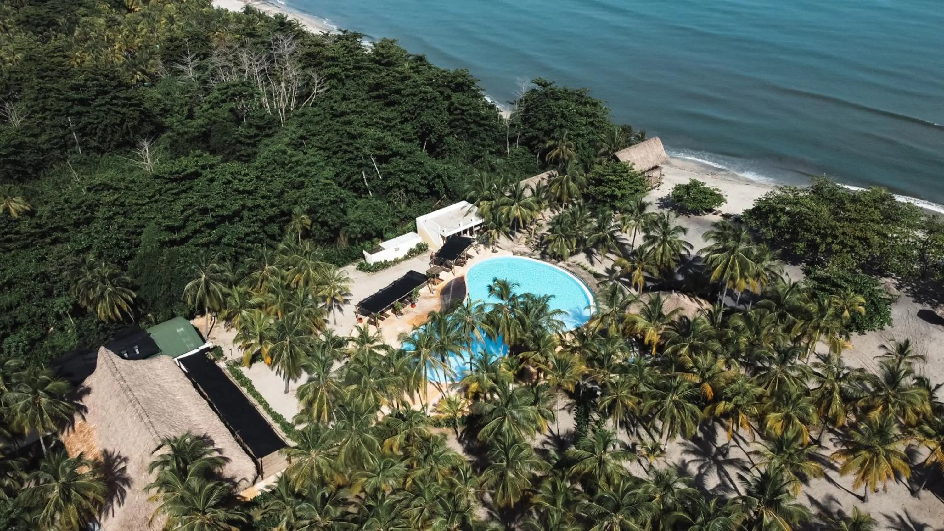 Natural landscape in Tay Beach Hotel Tayrona