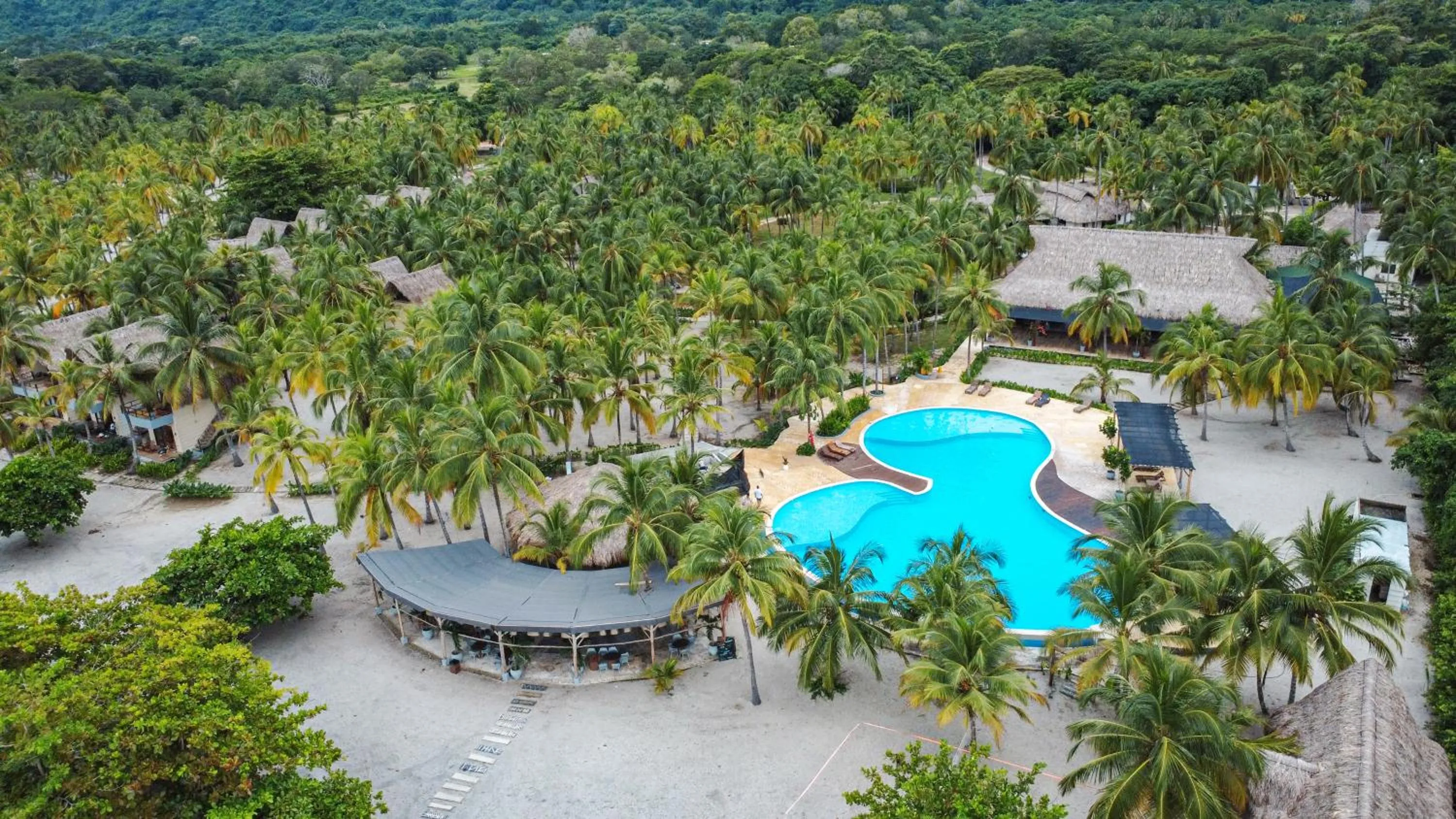 Swimming pool in Tay Beach Hotel Tayrona