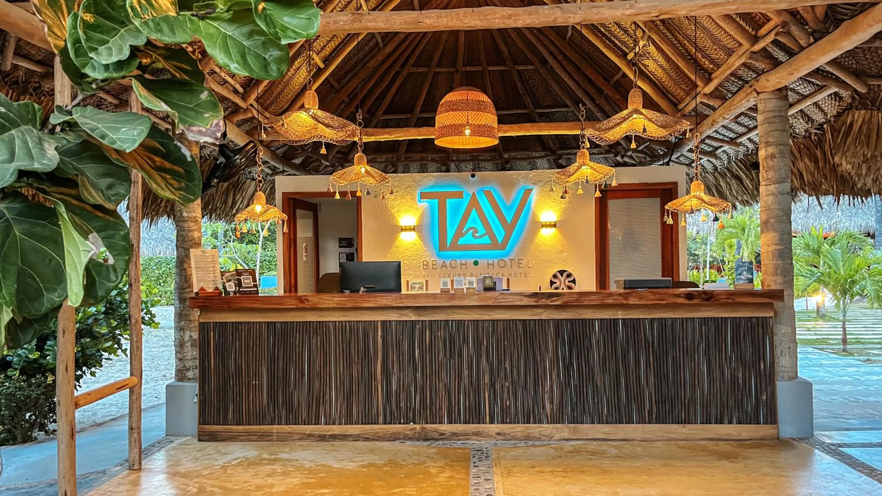 Lobby or reception in Tay Beach Hotel Tayrona