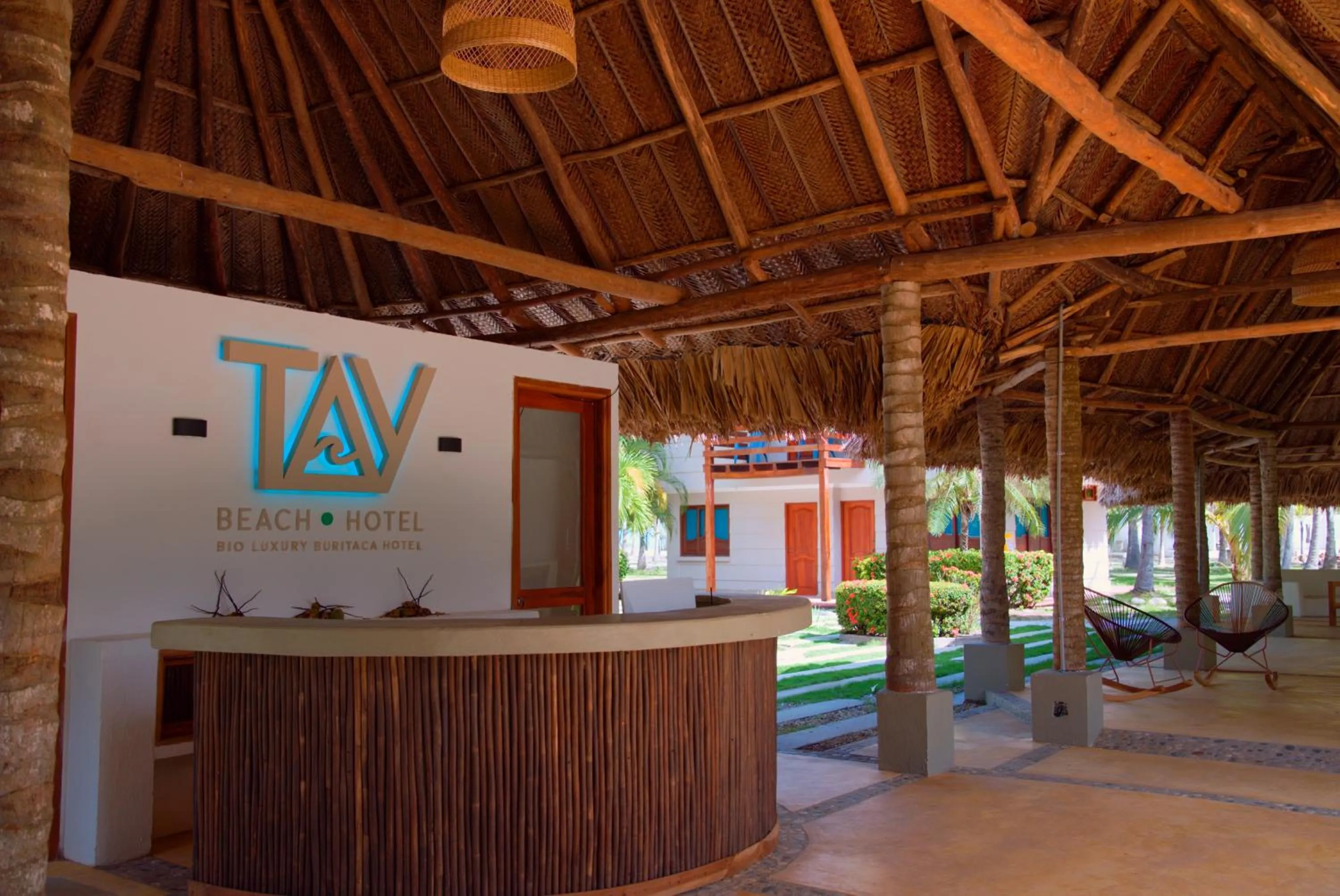 Lobby or reception in Tay Beach Hotel Tayrona