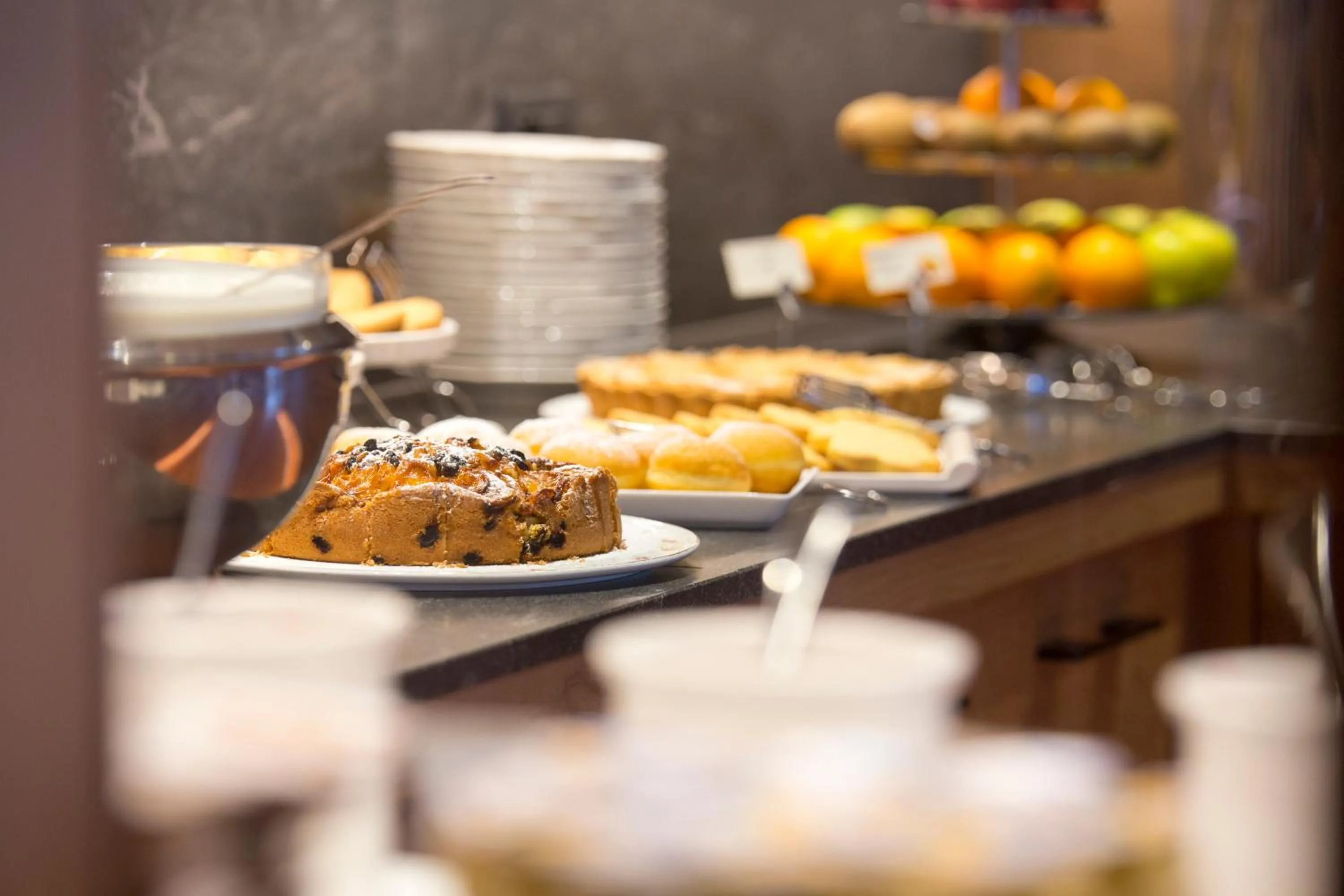 Buffet breakfast in Ariston Lake View Hotel