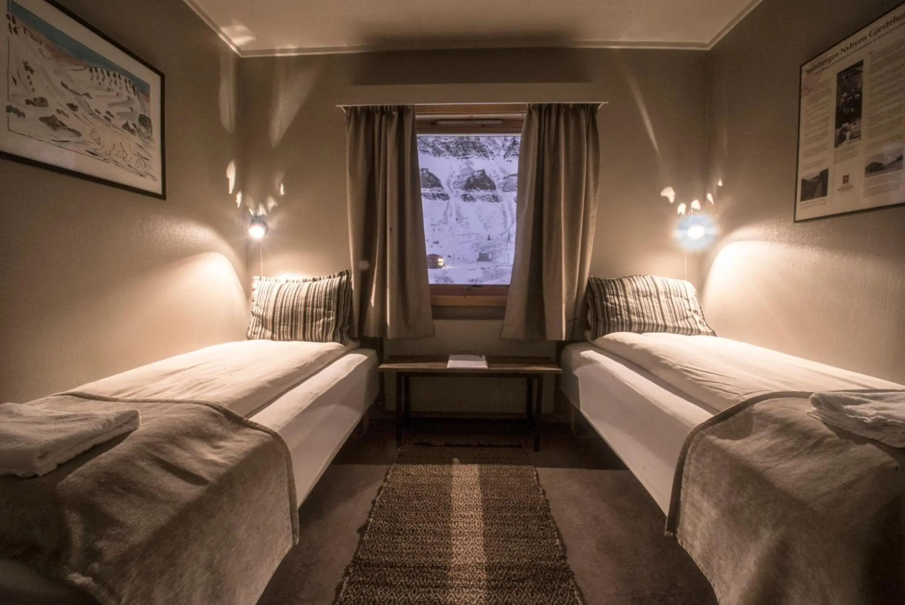 Standard Twin Room with Shared Bathroom - single occupancy in Coal Miners’ Cabins Standard Twin Room with Shared Bathroom - single occupancy in Coal Miners’ Cabins