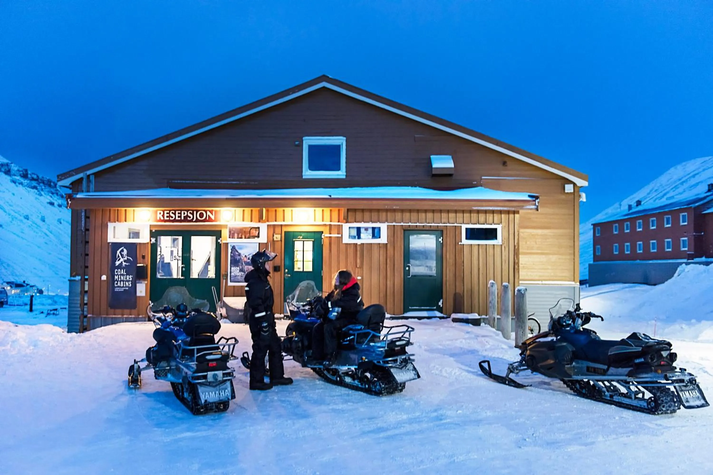 Facade/entrance in Coal Miners’ Cabins