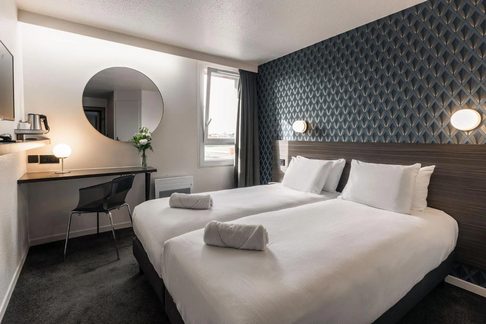 Bed in Kyriad Saint Brieuc - Tregueux