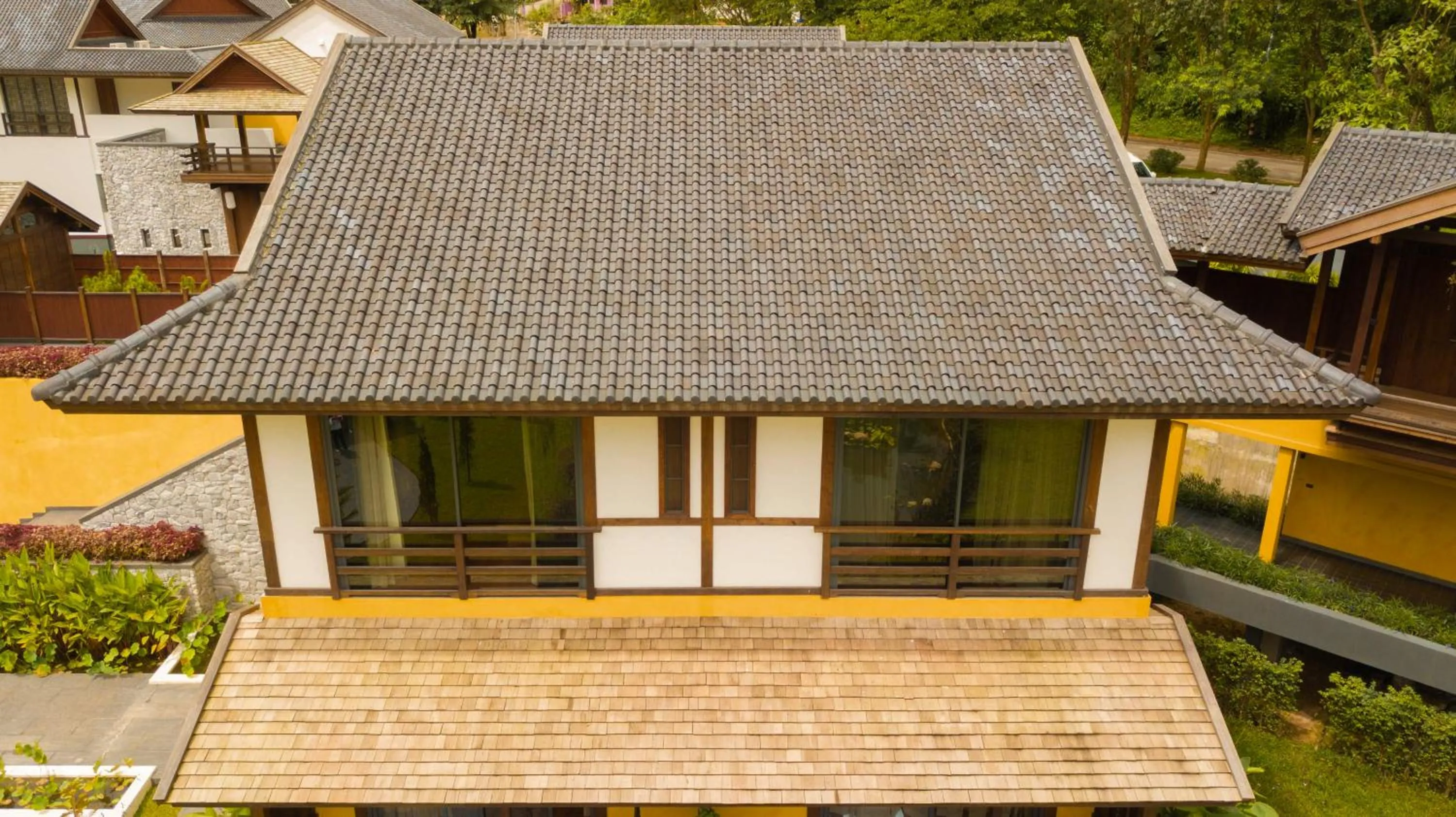 View (from property/room) in Onsen at Moncham