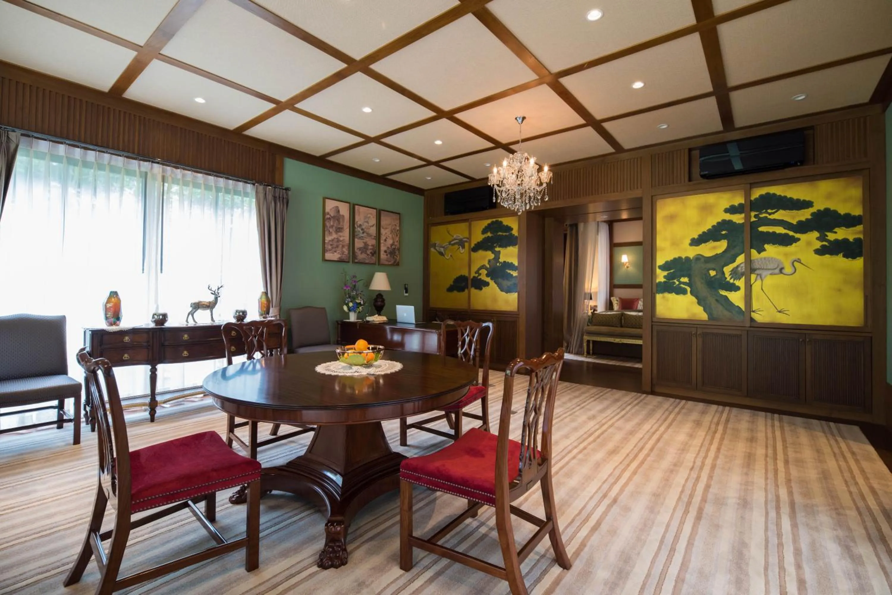 Dining area in Onsen at Moncham