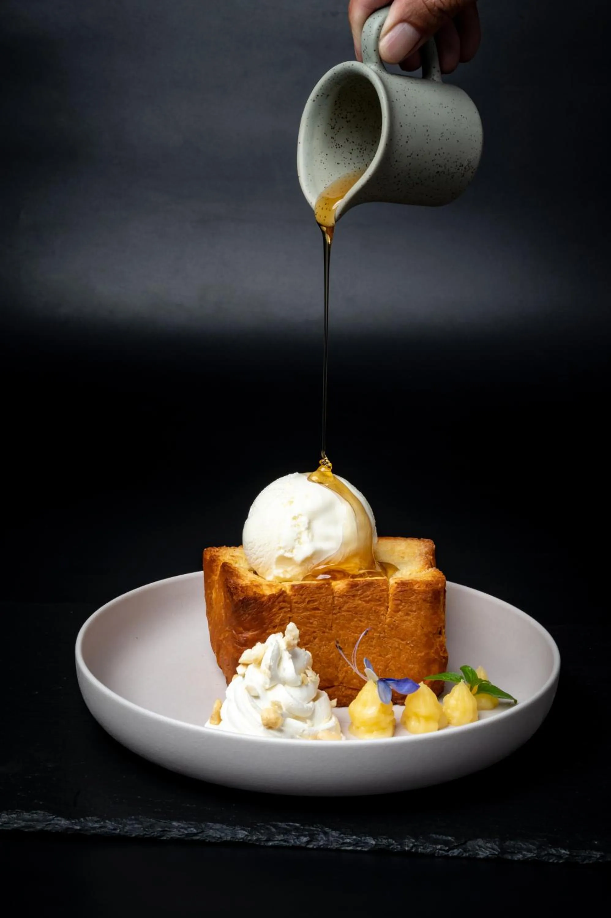 Food close-up in Onsen at Moncham