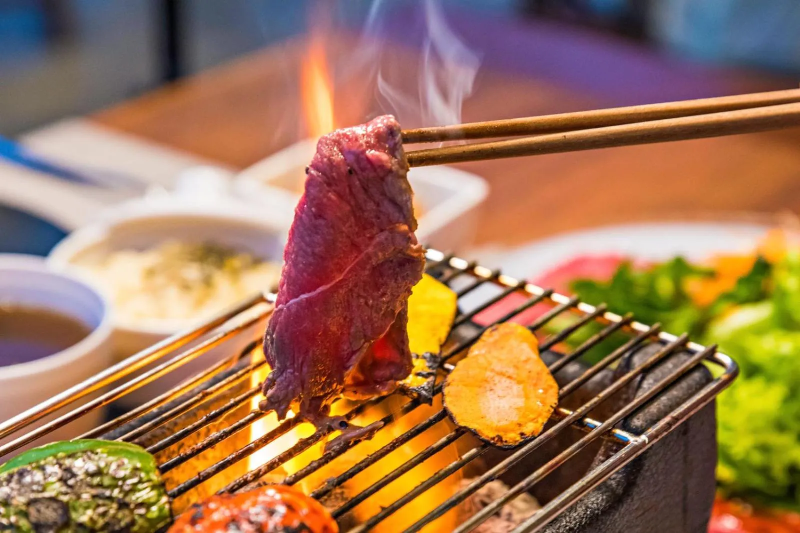 Food close-up in Onsen at Moncham