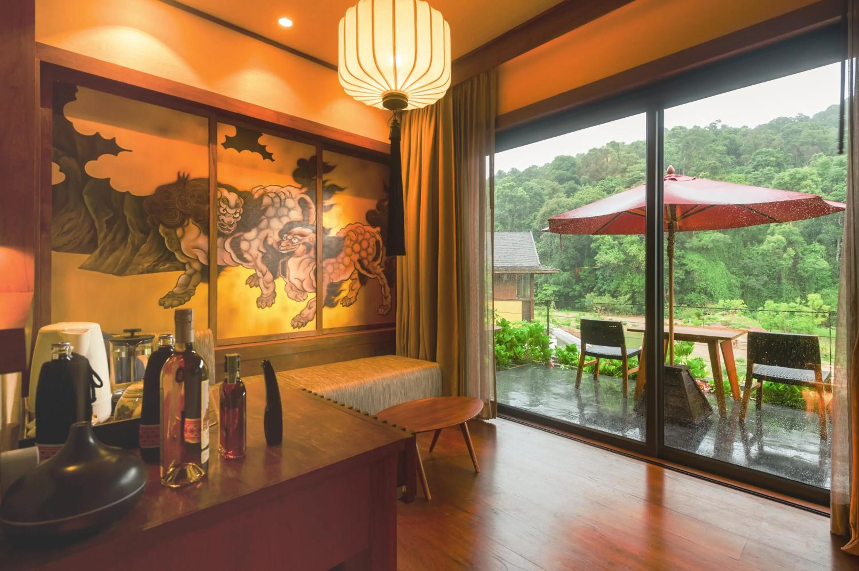 View (from property/room) in Onsen at Moncham