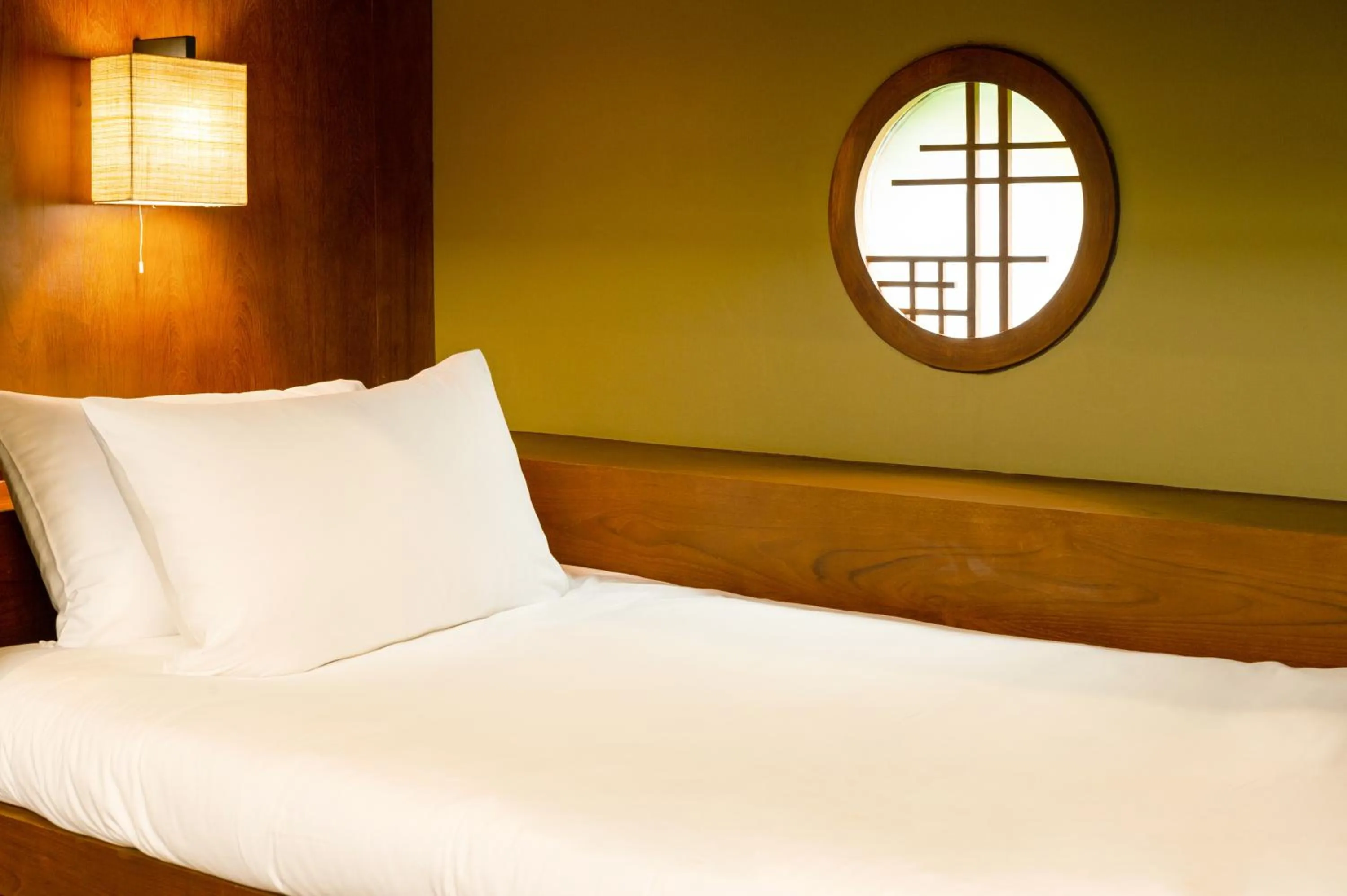 Bed in Onsen at Moncham