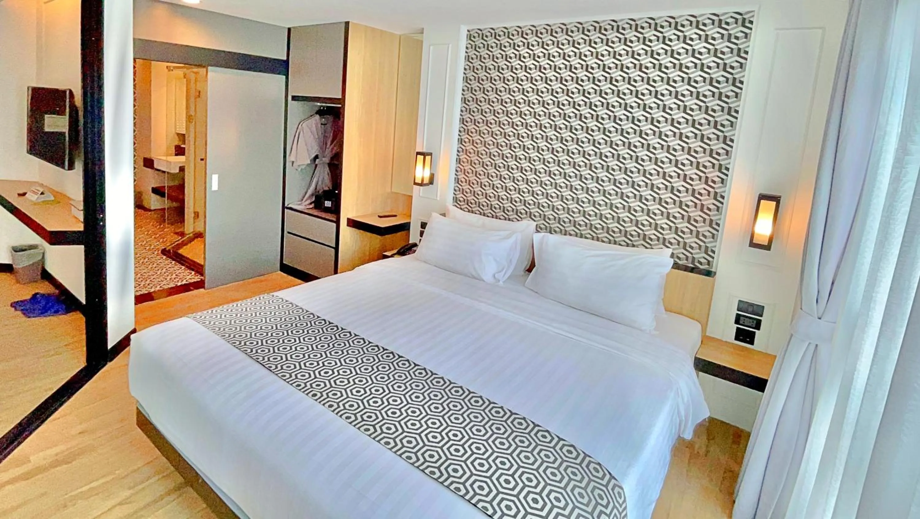 Bed in Chezzotel Pattaya
