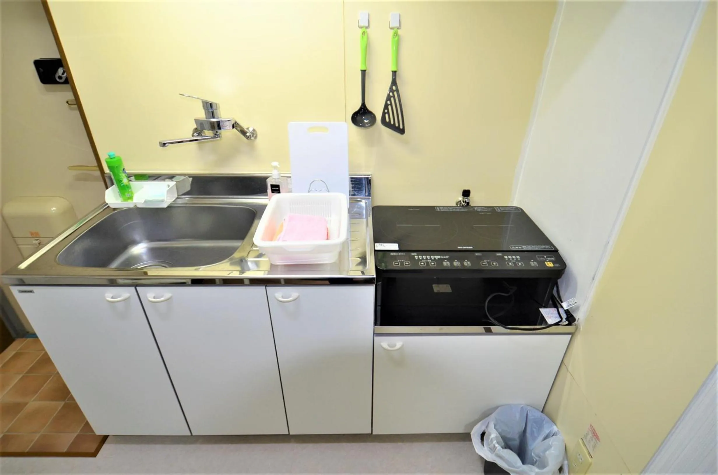 Kitchen or kitchenette in Comfort CUBE PHOENIX Beppu (やよいビル)