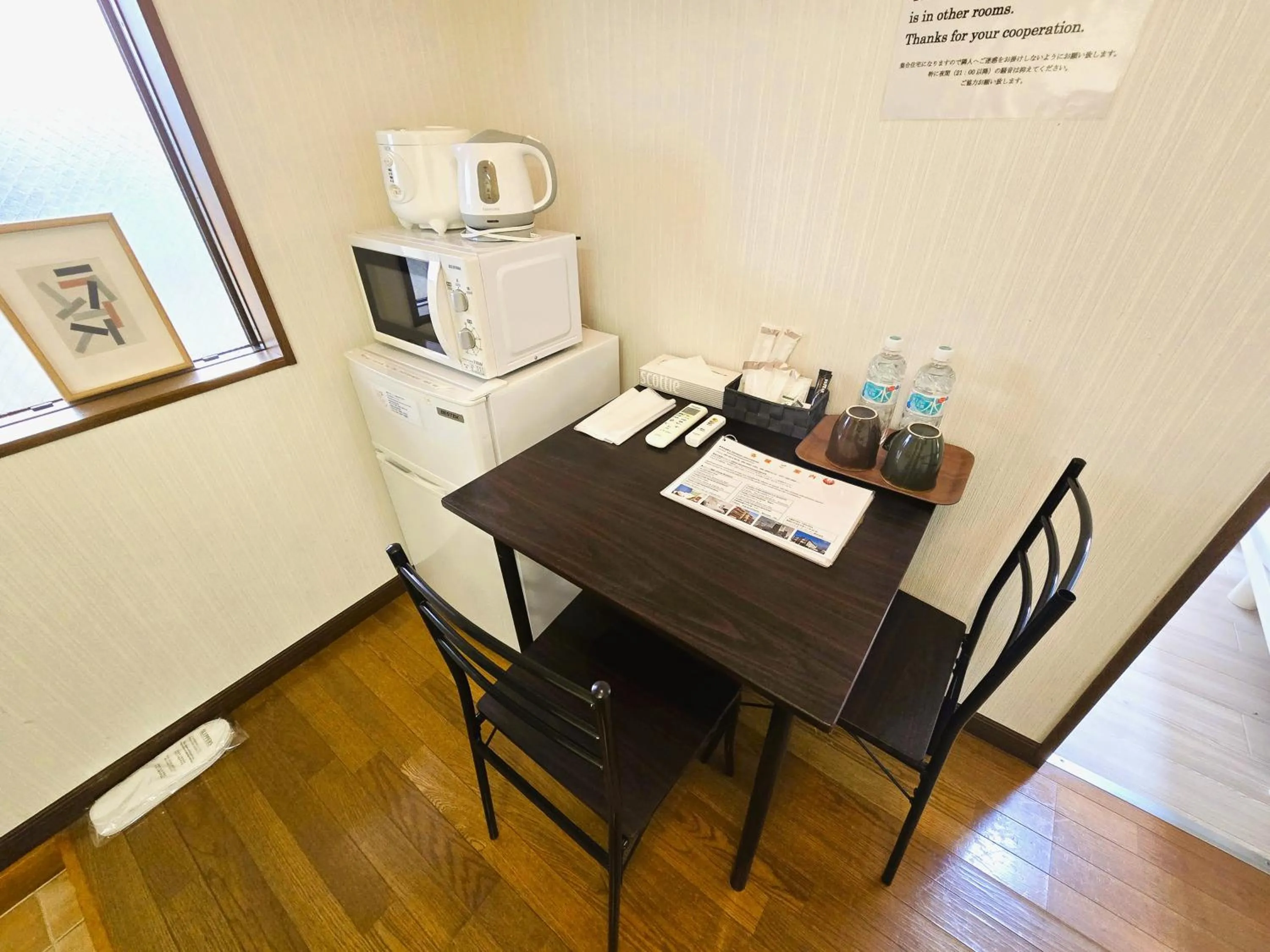 Dining area in Comfort CUBE PHOENIX Beppu (やよいビル)