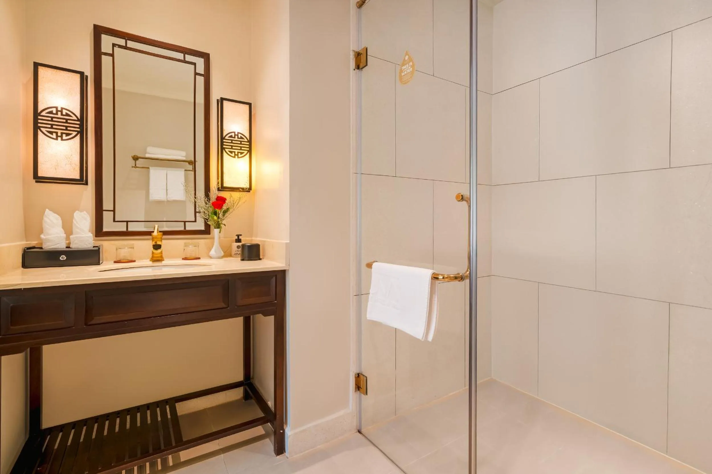 Bathroom in Laluna Hoi An Riverside Hotel & Spa