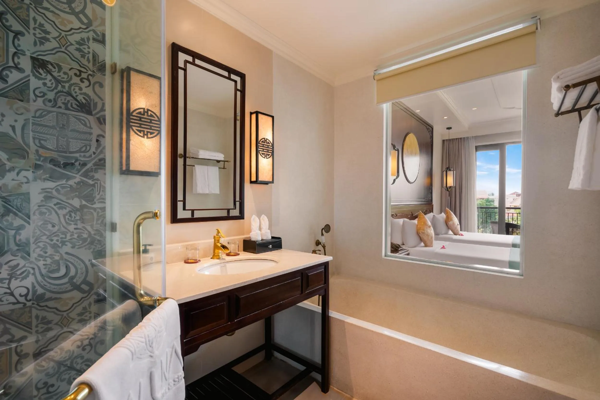 Bathroom in Laluna Hoi An Riverside Hotel & Spa