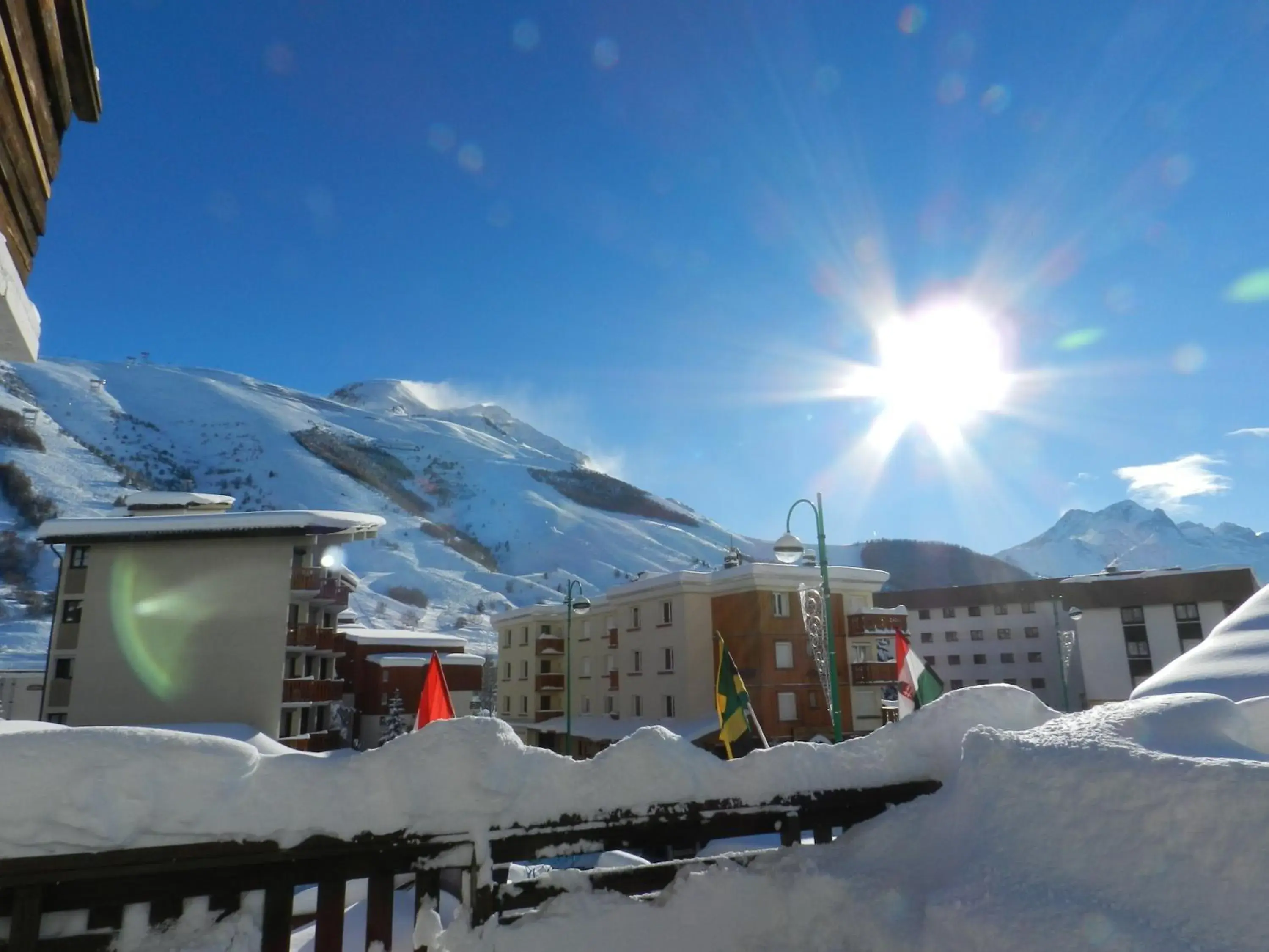 Twin Room with Terrace in Hotel Le Cairn Twin Room with Terrace in Hotel Le Cairn