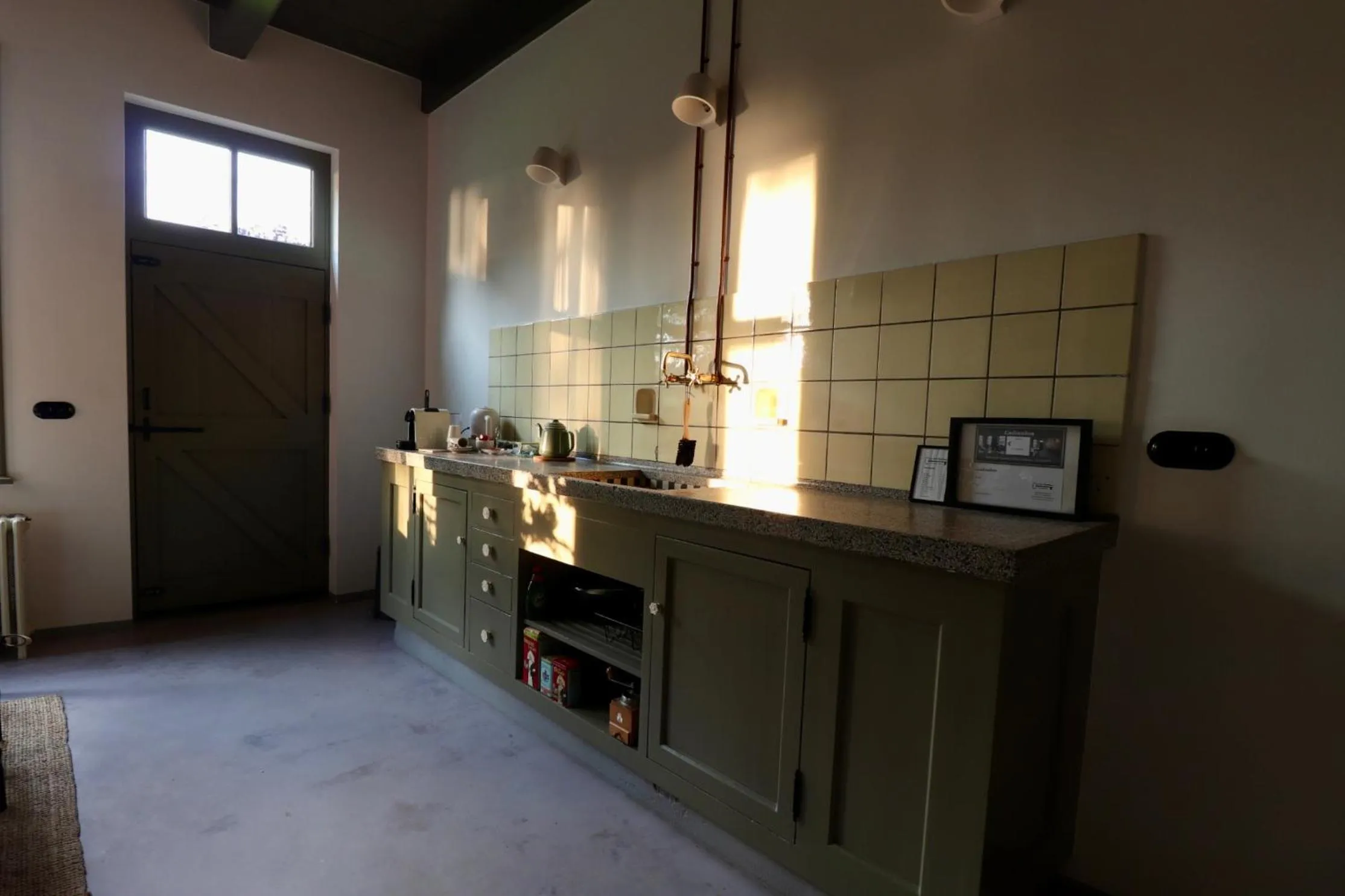 Kitchen or kitchenette in B&B In het Voorhuys