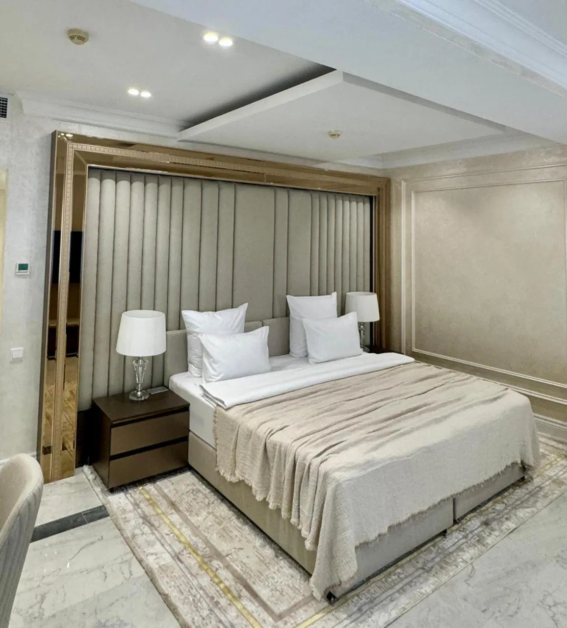 Bed in Ganjali Plaza Hotel