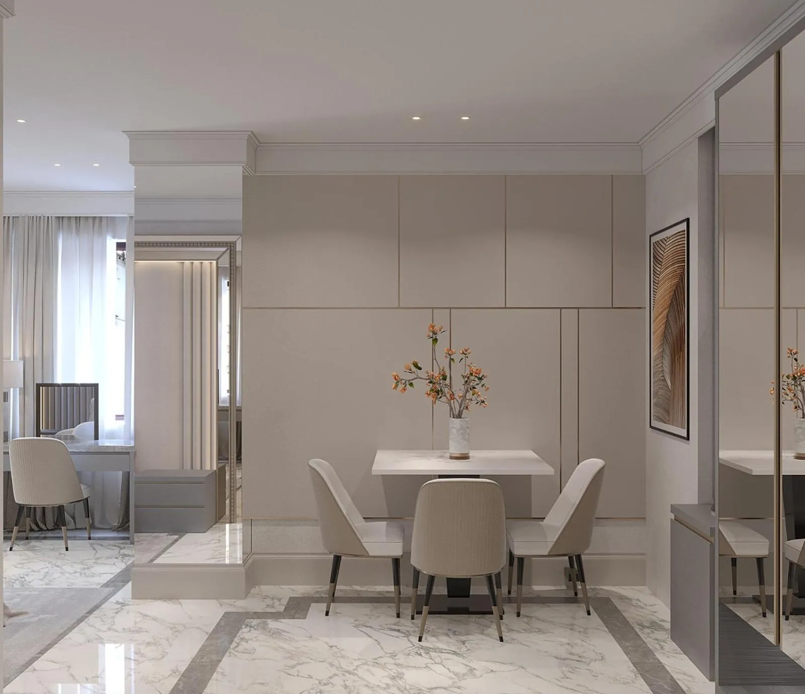 Dining area in Ganjali Plaza Hotel