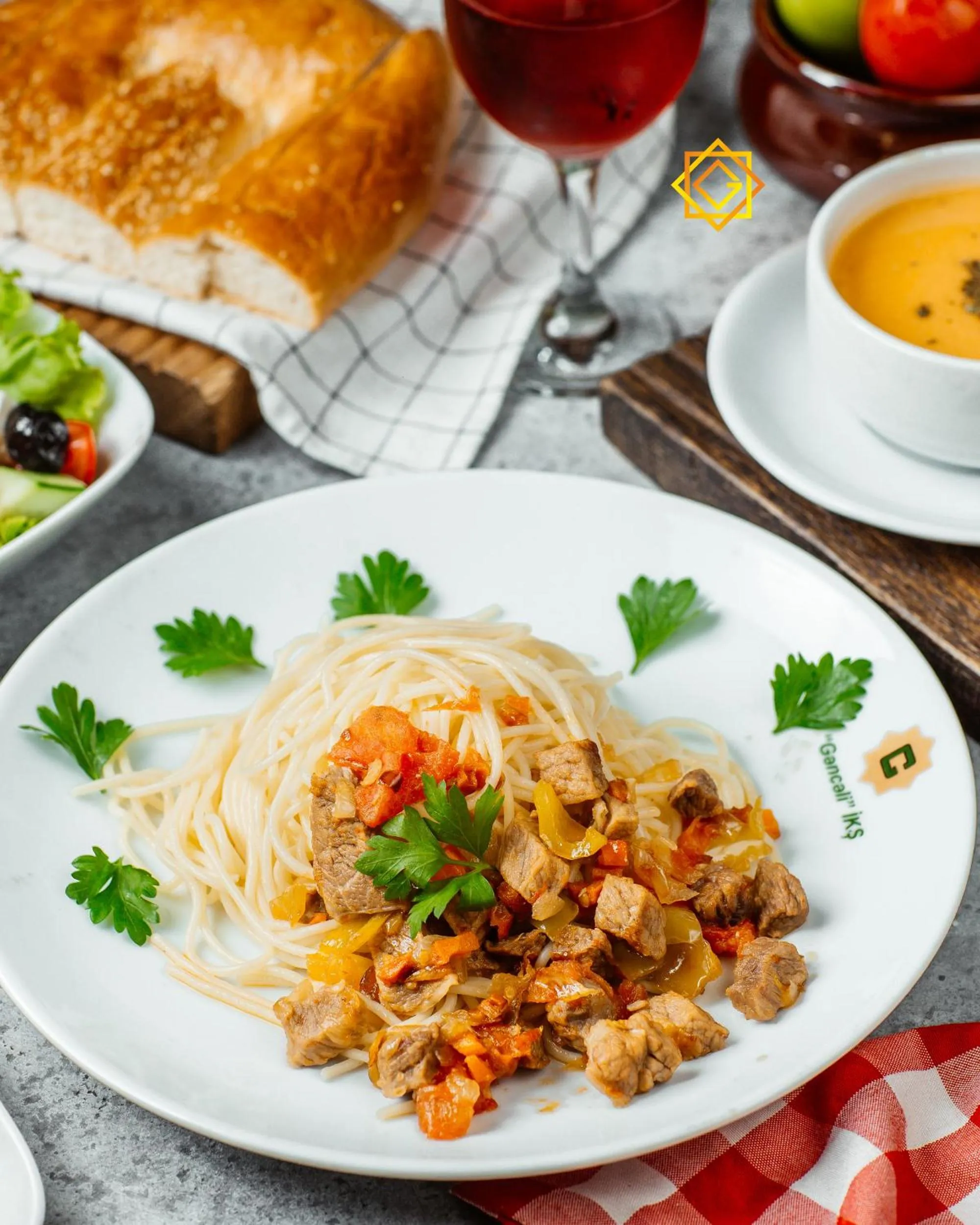 Dinner in Ganjali Plaza Hotel