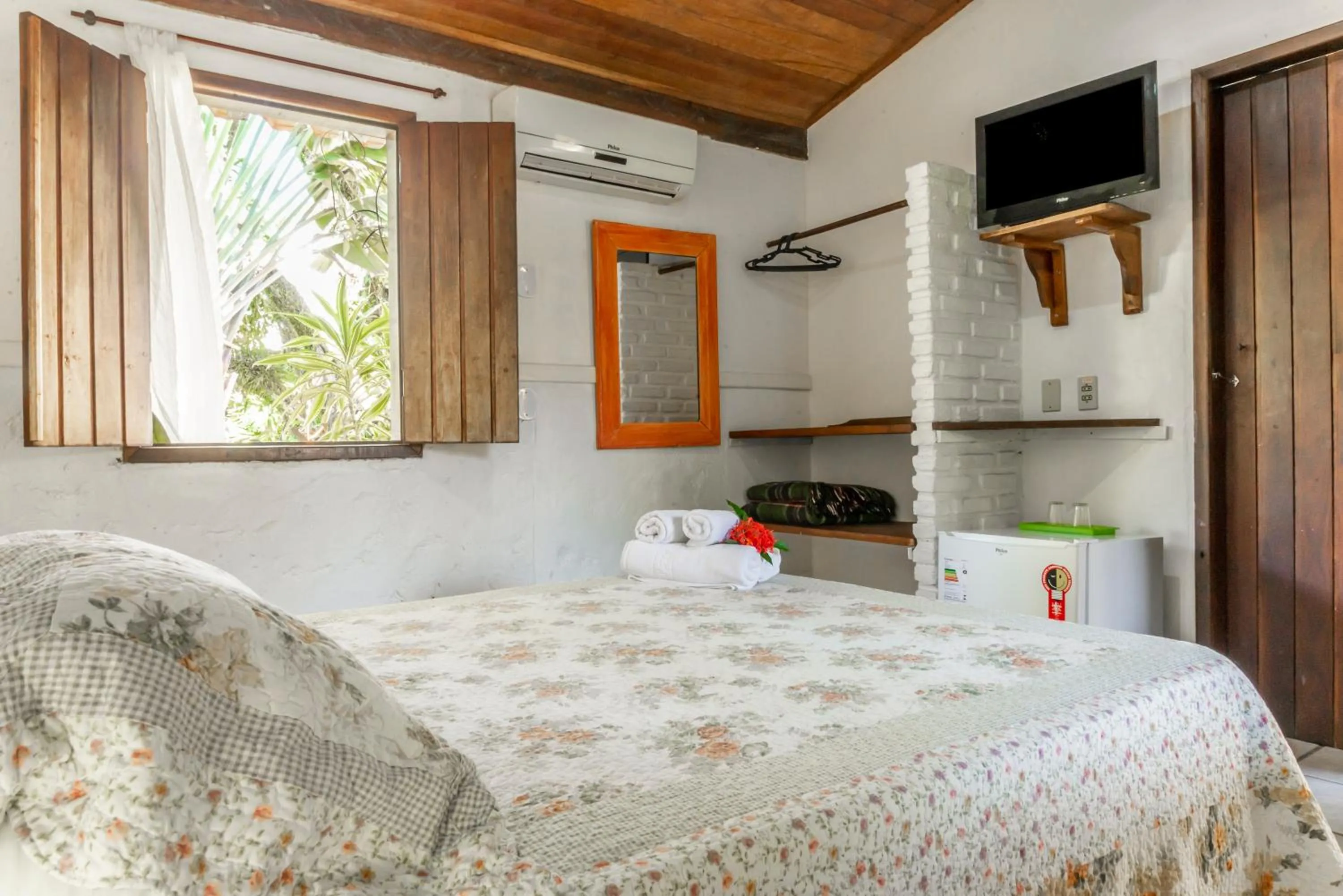 Bed in Pousada Varanda do Sol