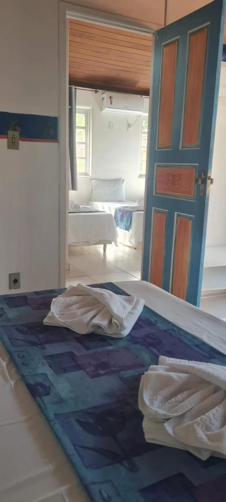 Bed in Pousada Varanda do Sol