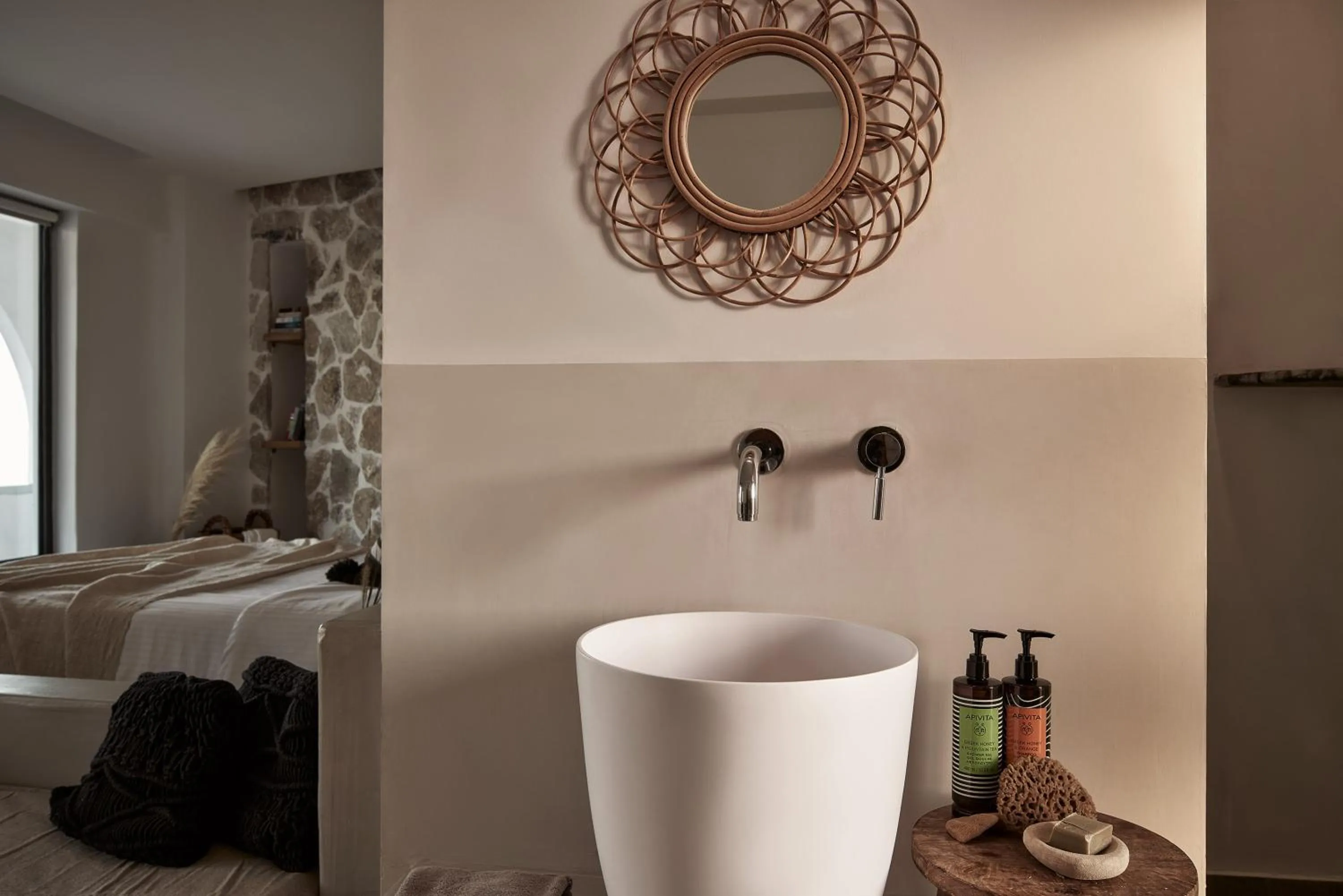 Bathroom, Bed in Casa Cabana Boutique Hotel & Spa - Adults Only