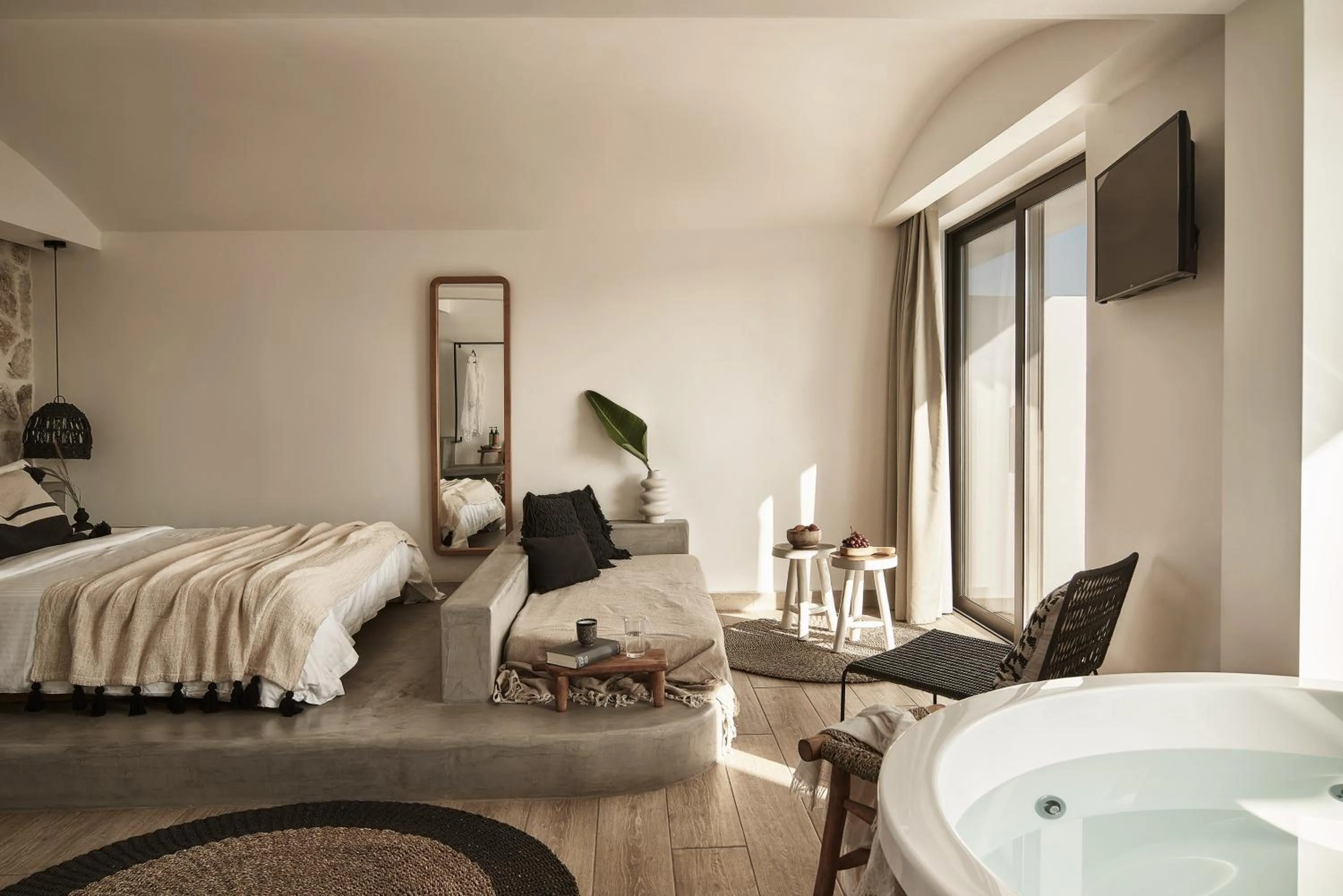 Hot Tub, Bed in Casa Cabana Boutique Hotel & Spa - Adults Only