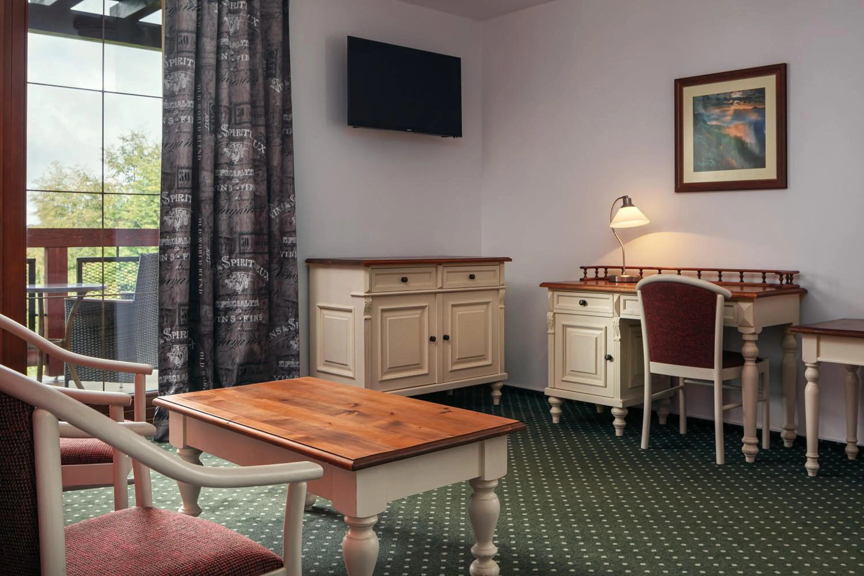 Seating area in Golf & Spa Kunětická Hora