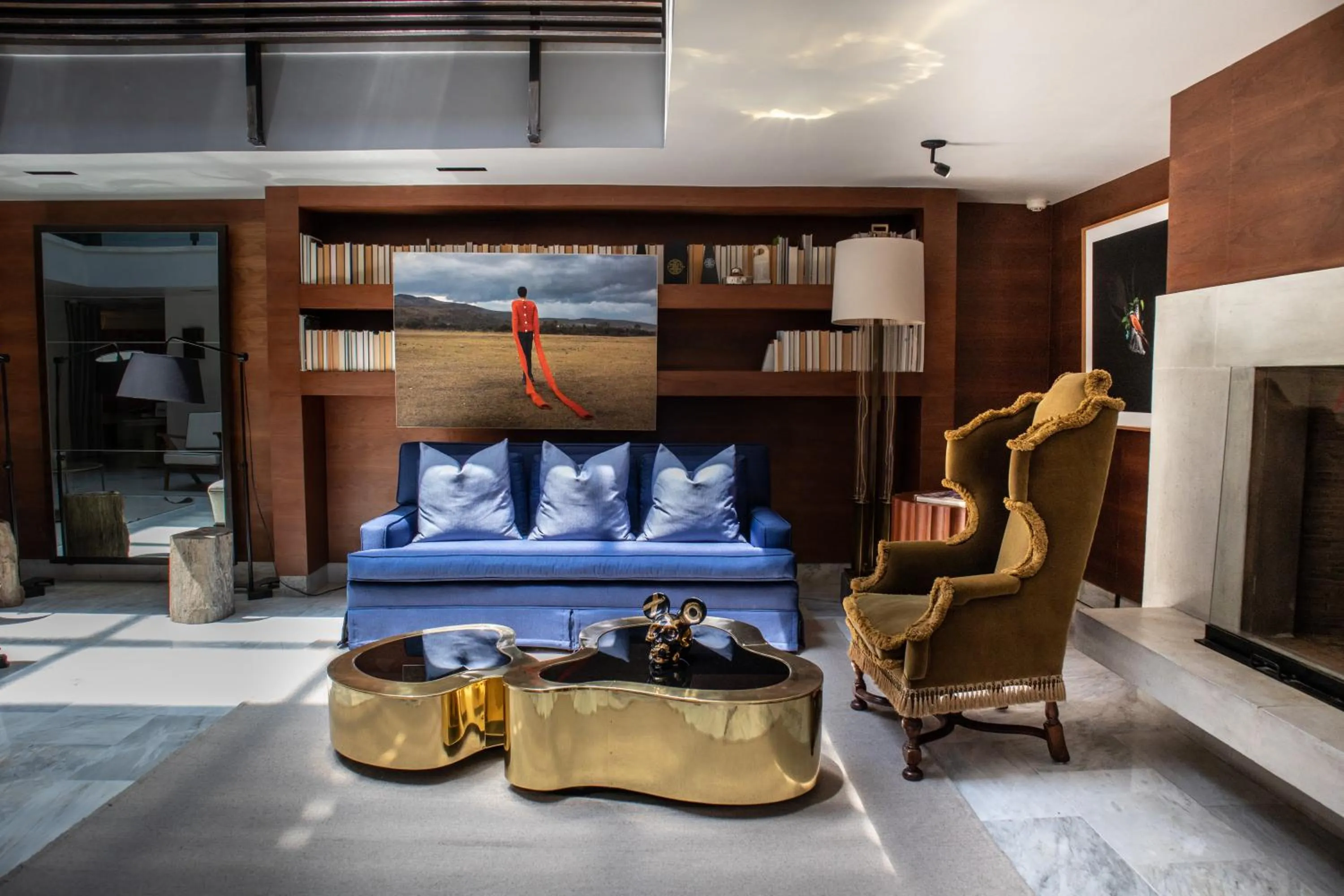 Library in Hotel Matilda, a Member of Design Hotels