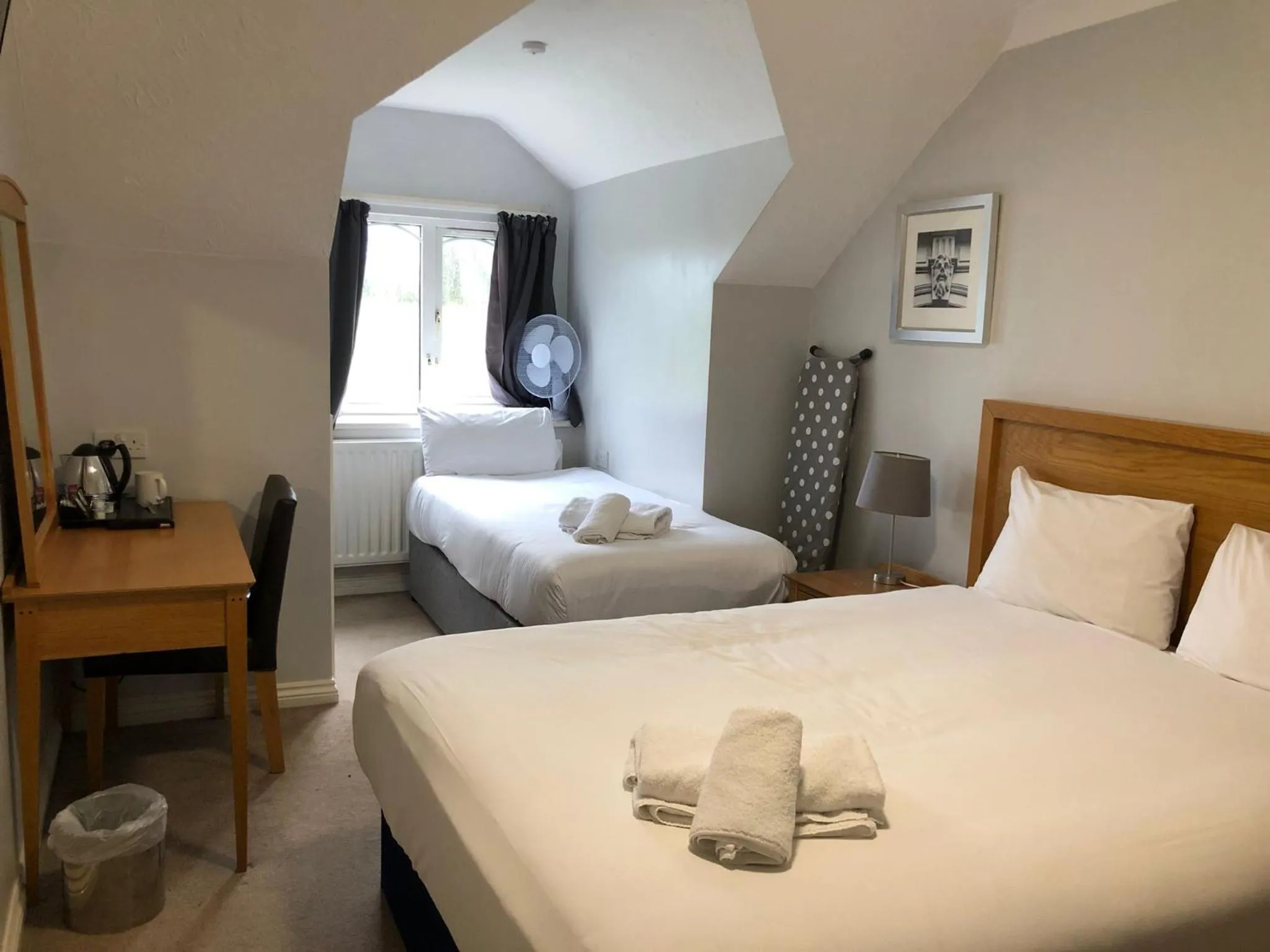 Bed in The Angel Hotel