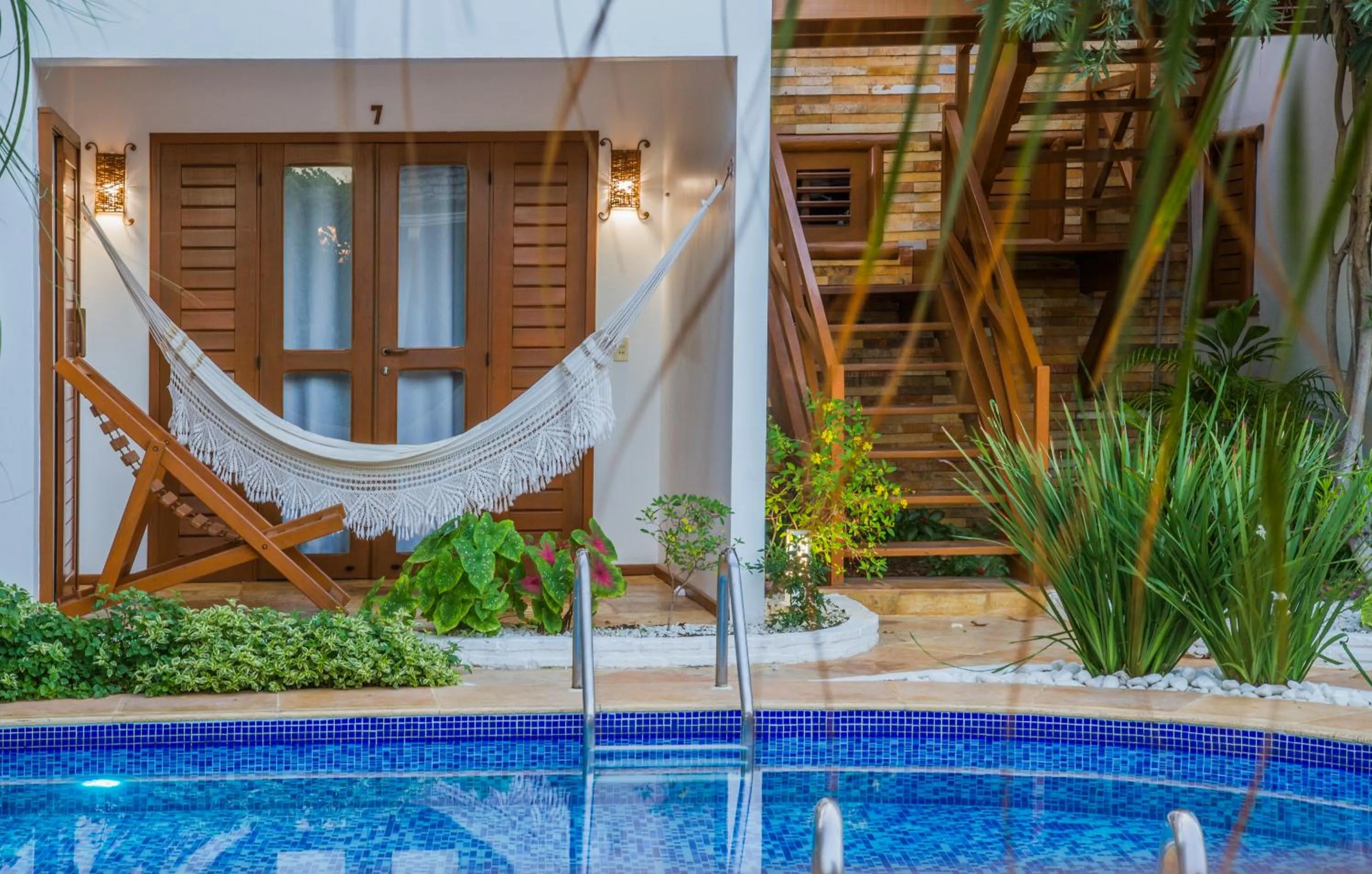 Patio in Pousada Windjeri