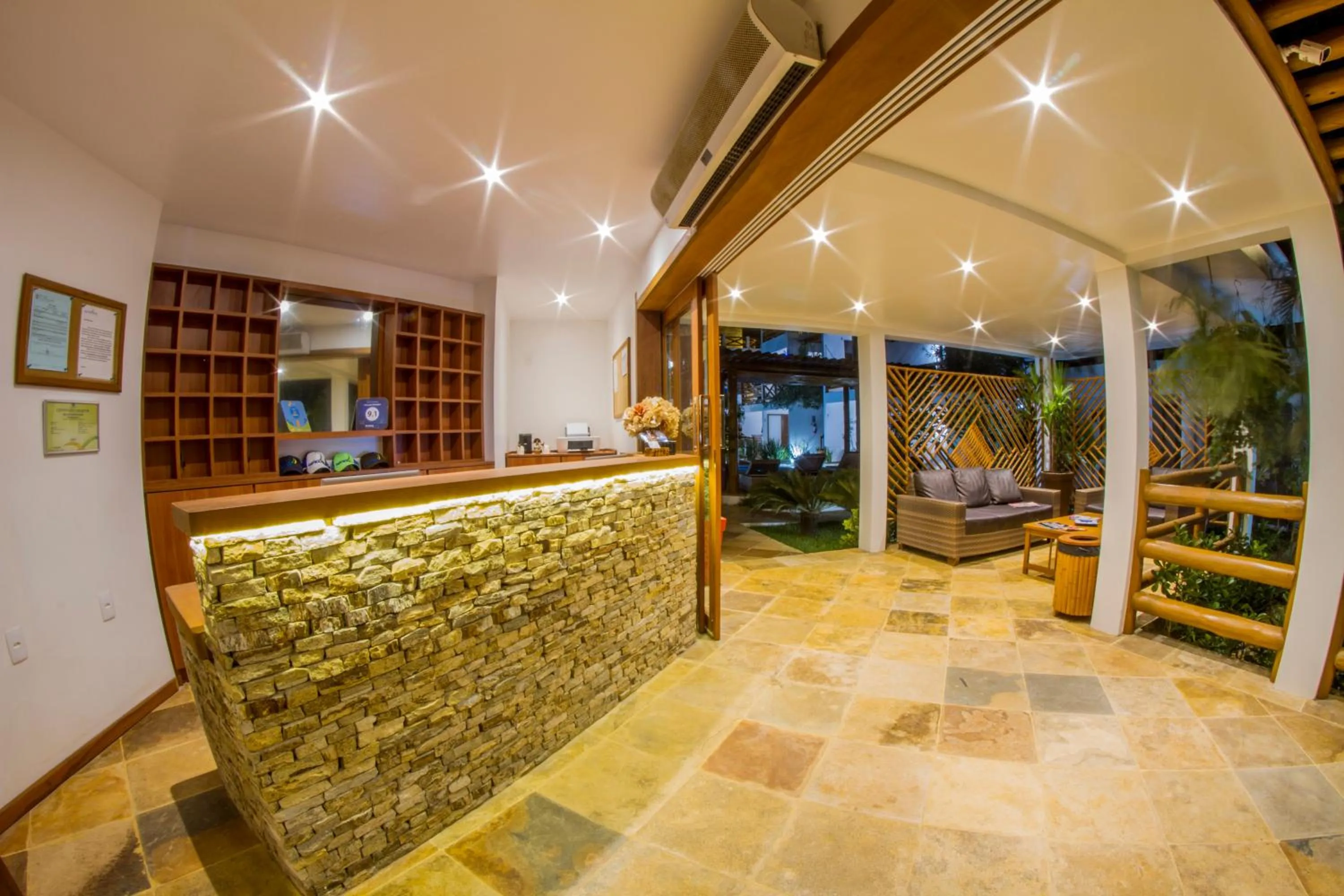 Lobby or reception in Pousada Windjeri