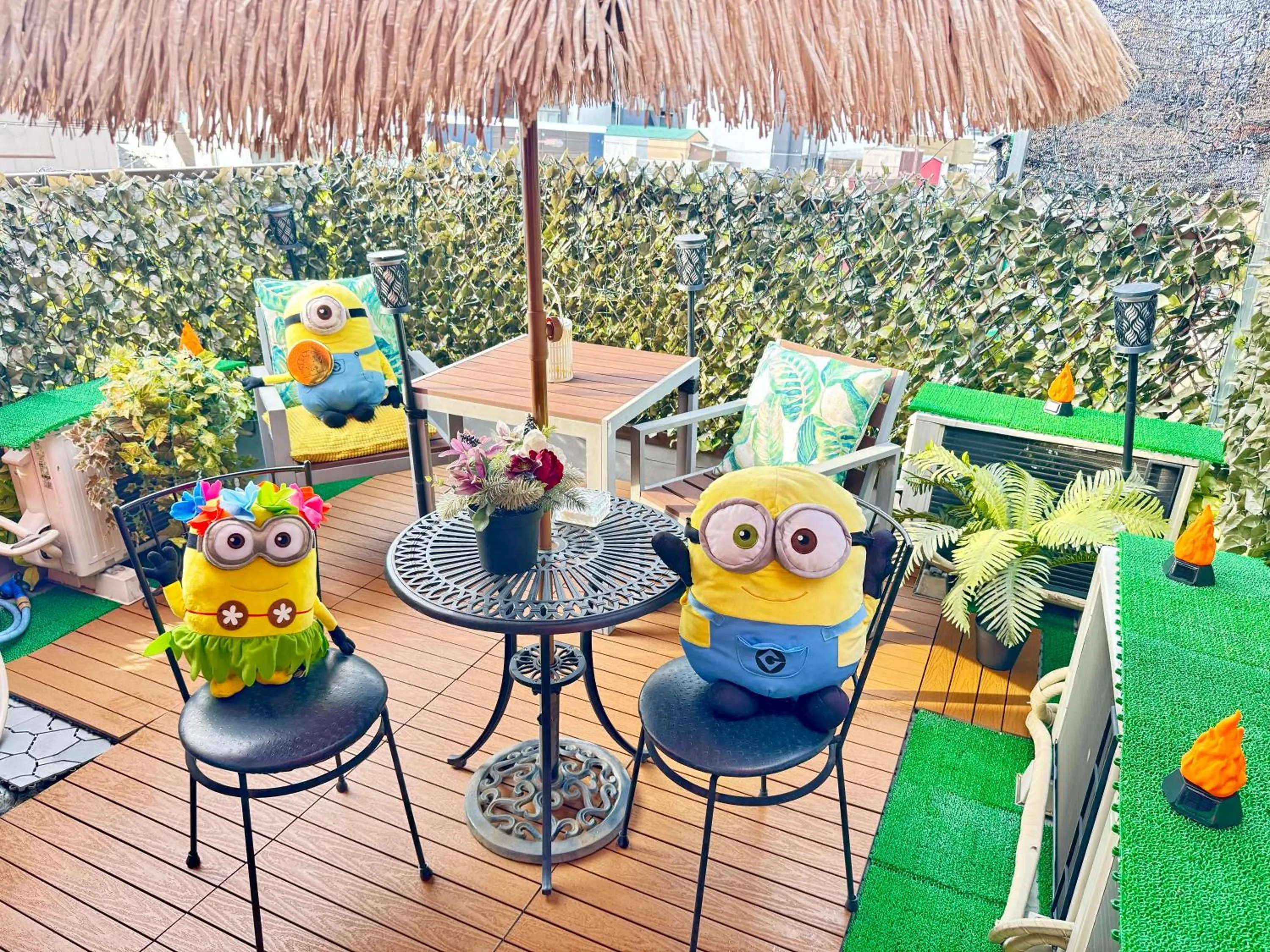 Garden view in Hotel Orange House