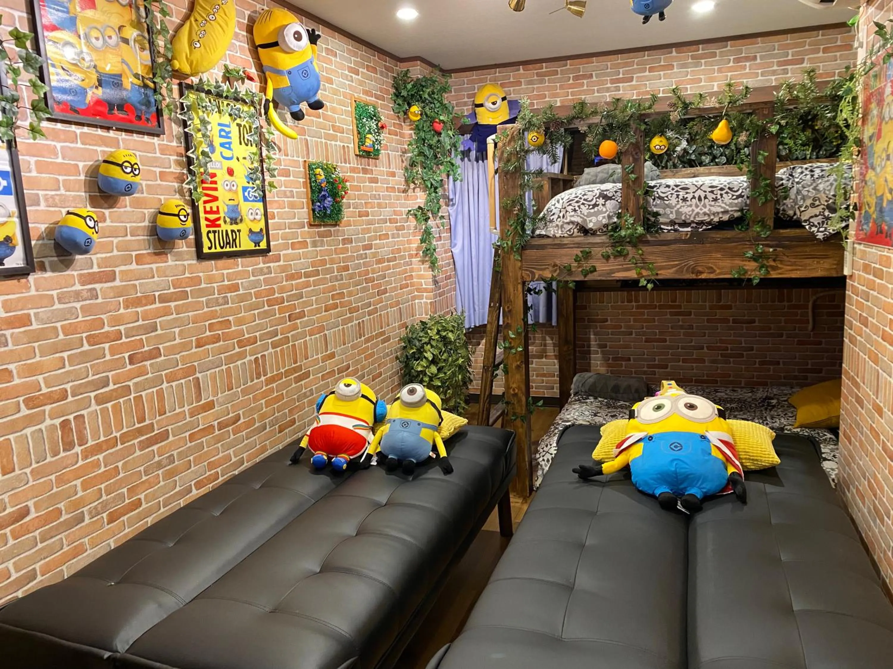 Bed in Hotel Orange House