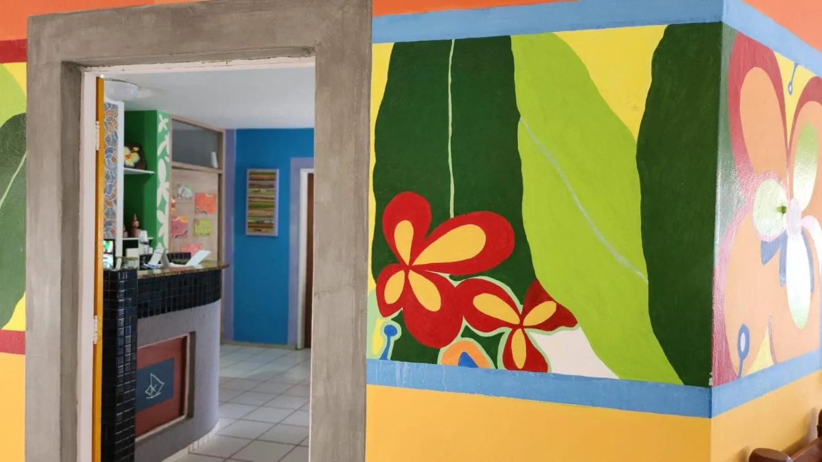 Lobby or reception in Pousada Portomares